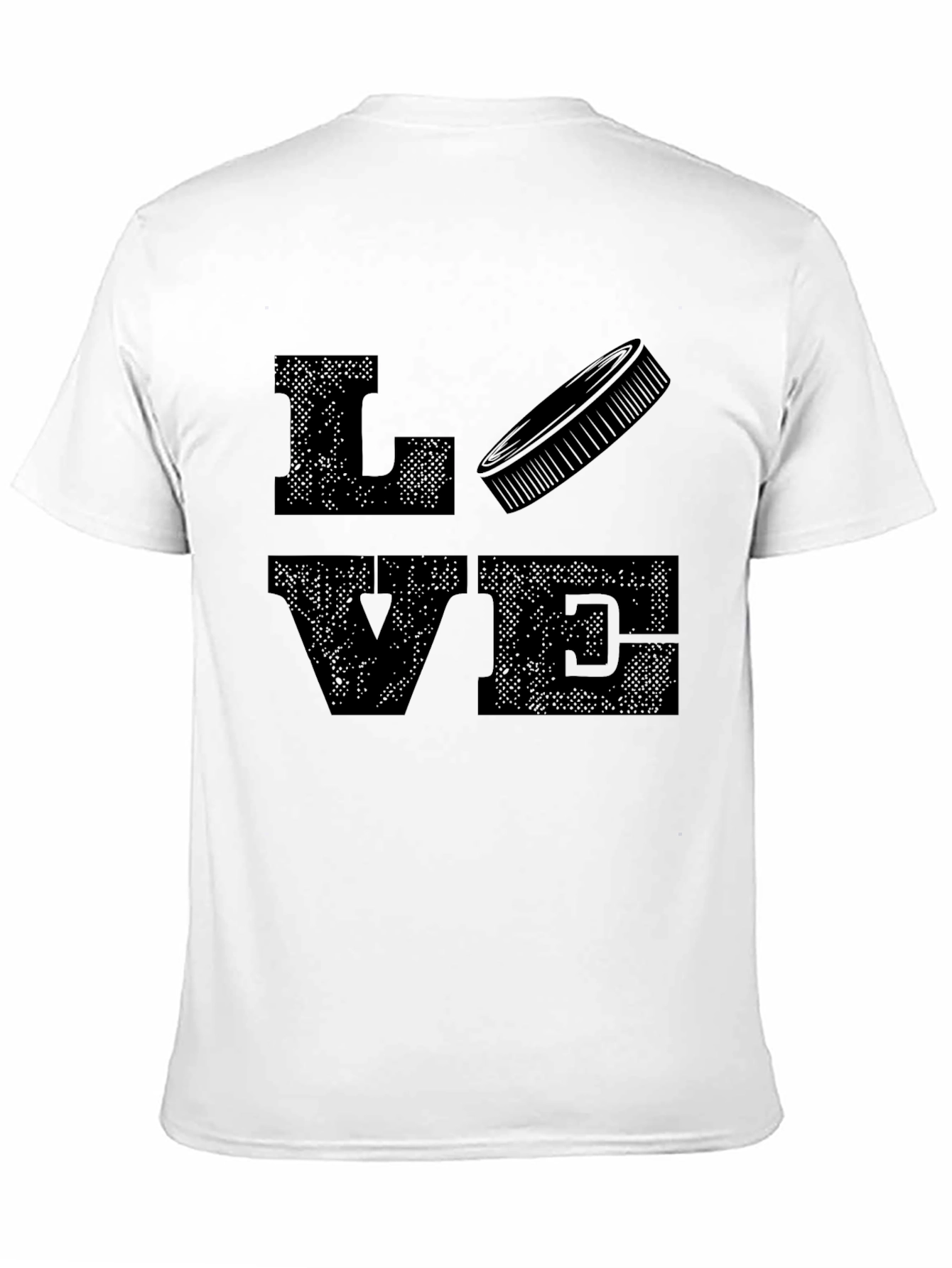 Love Hockey Graphic T-Shirt - Black Tee