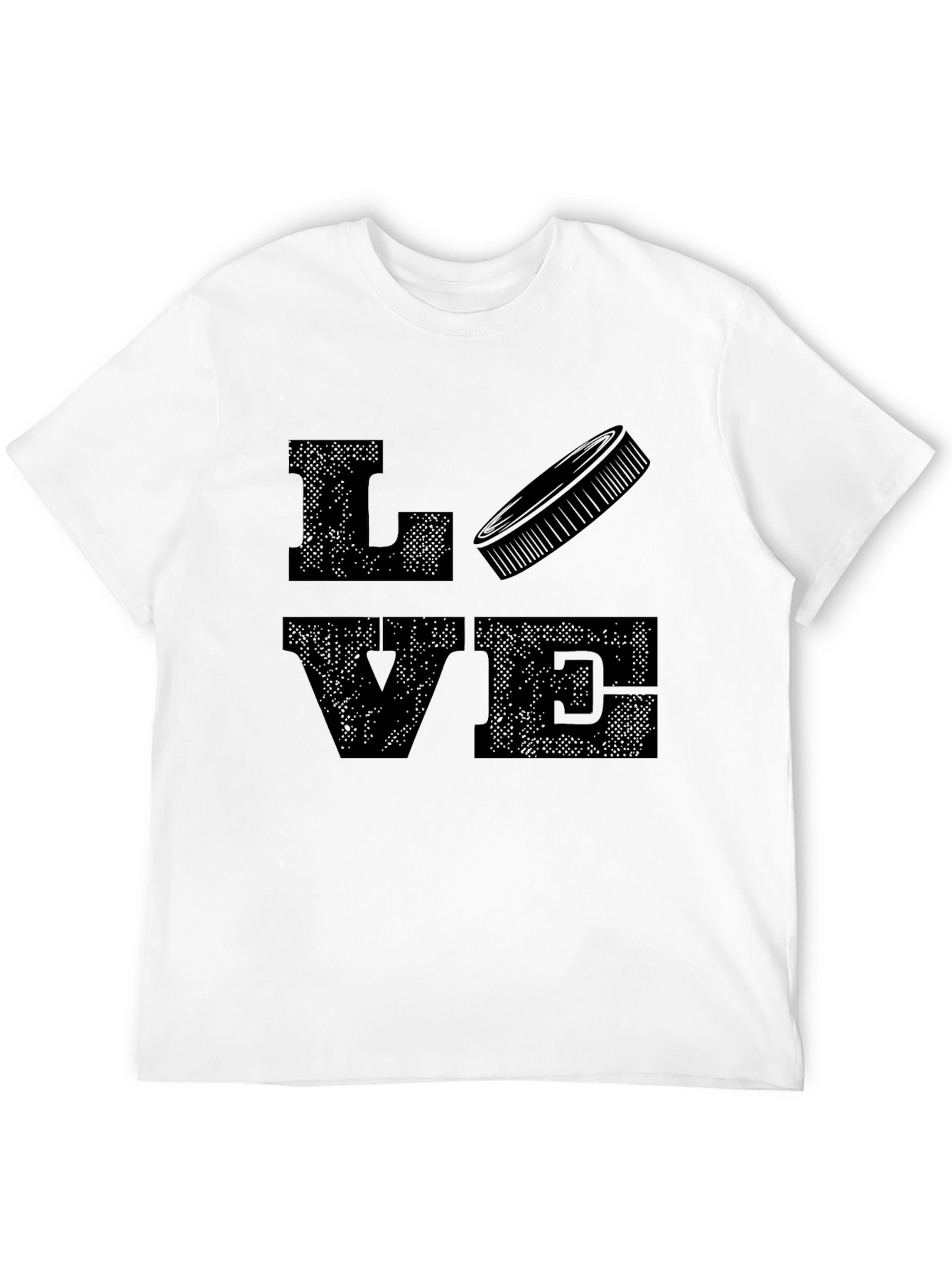 Love Hockey Graphic T-Shirt - Black Tee