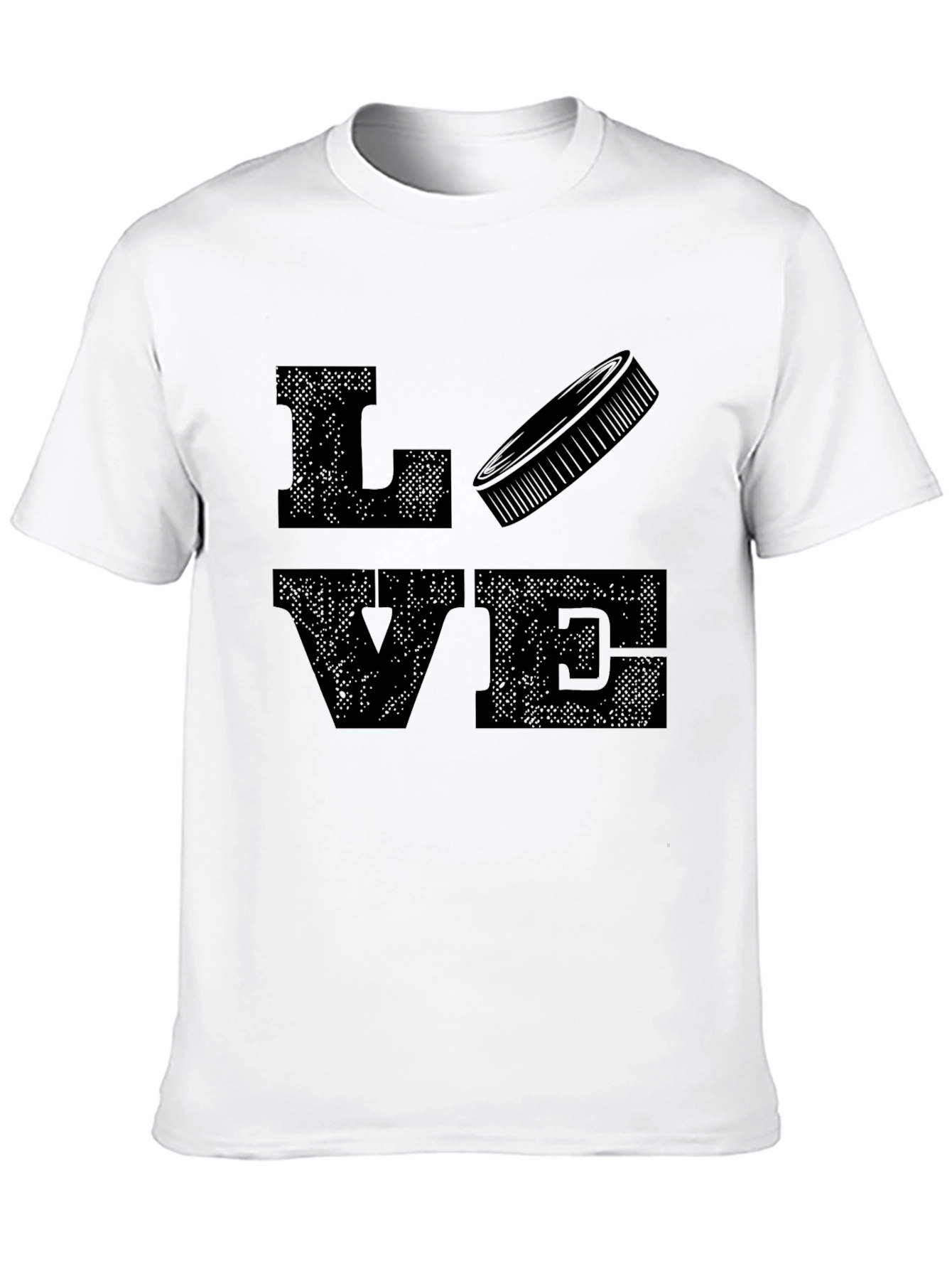 Love Hockey Graphic T-Shirt - Black Tee