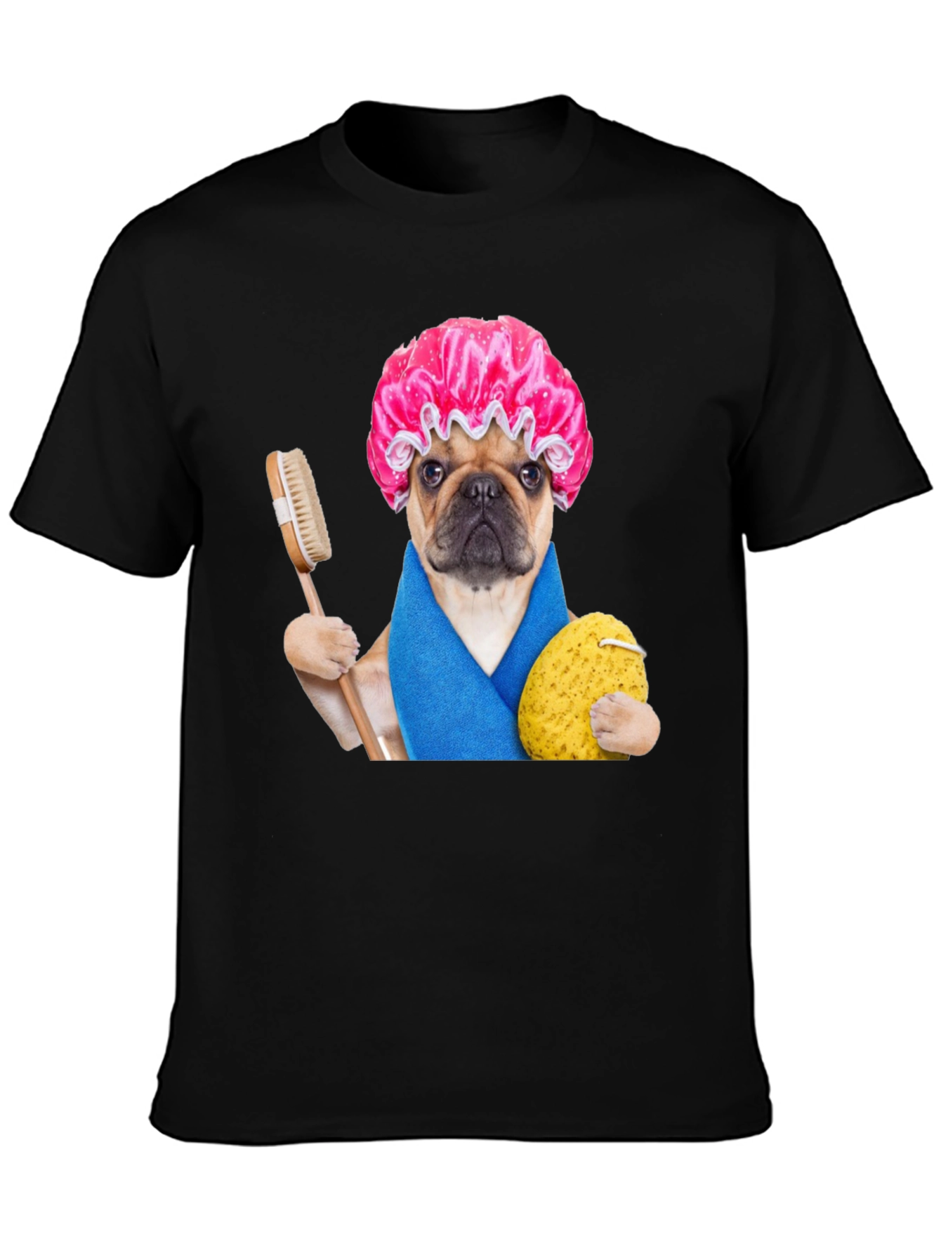 Funny Dog in Shower T-Shirt