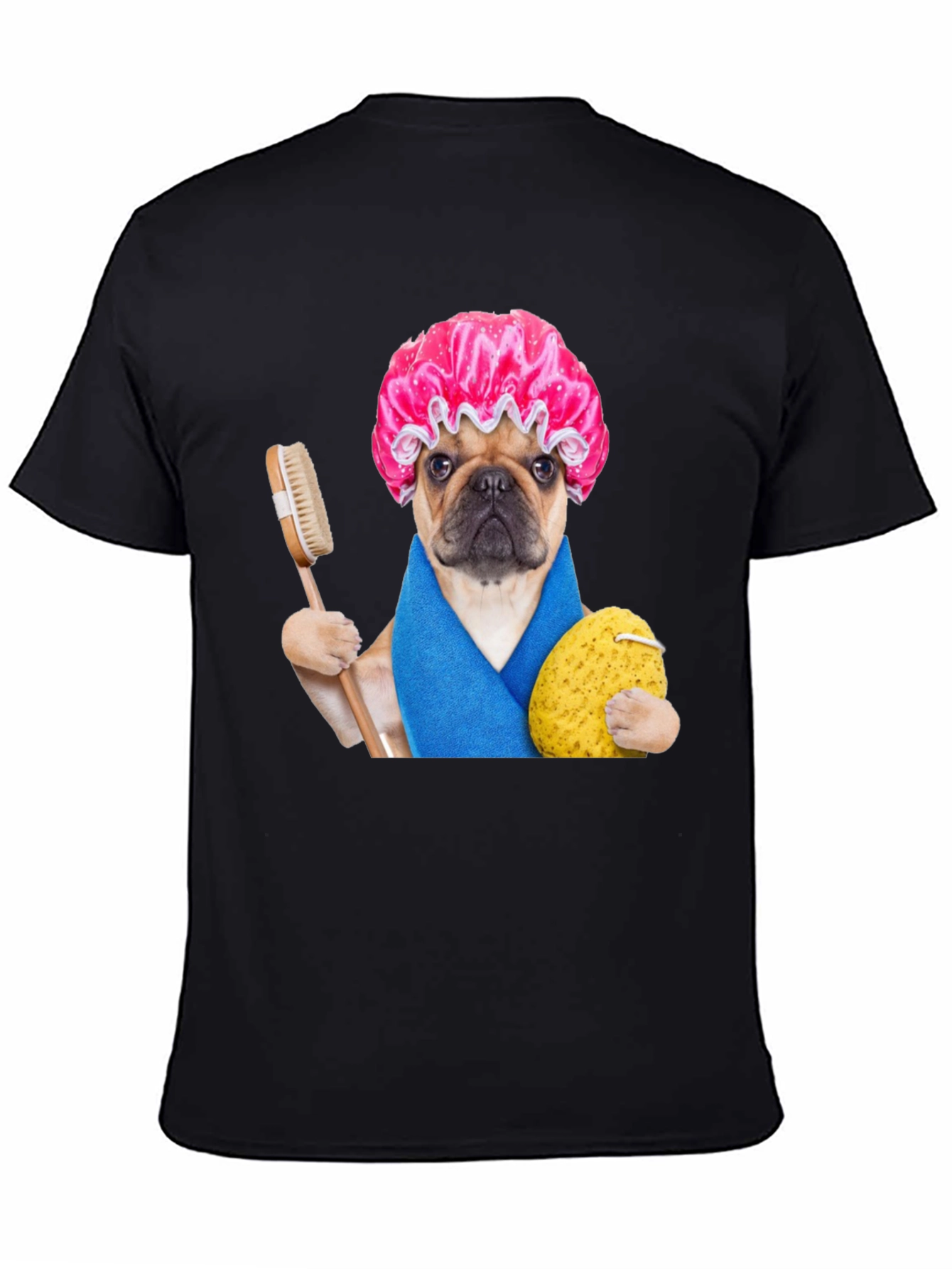 Funny Dog in Shower T-Shirt