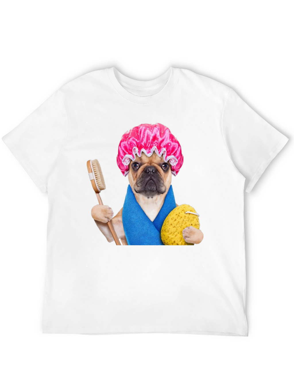 Funny Dog in Shower T-Shirt