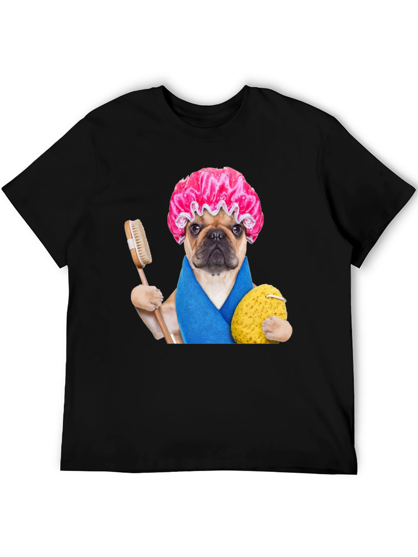 Funny Dog in Shower T-Shirt