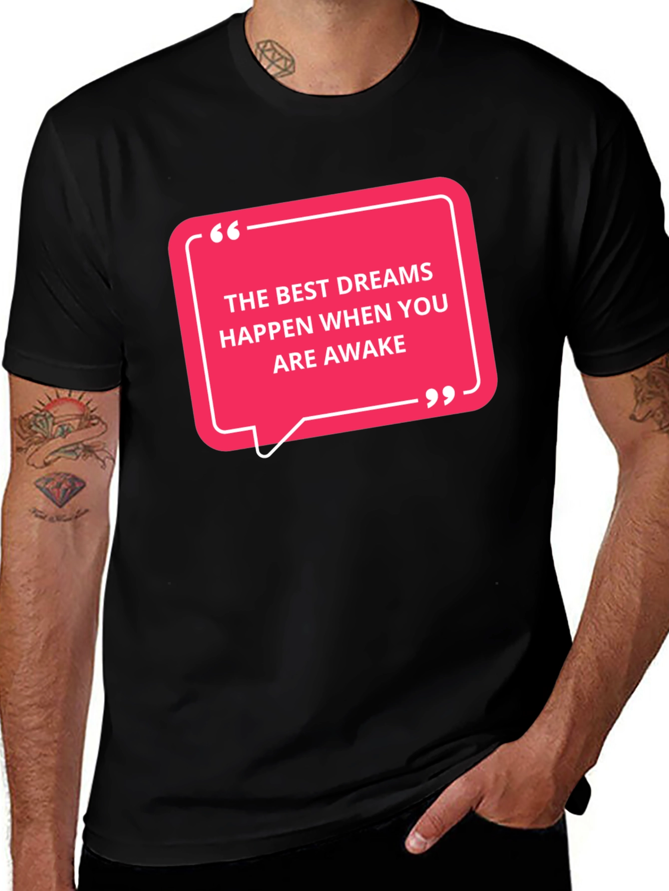Inspirational Dreams T-Shirt - Motivational Quote Tee