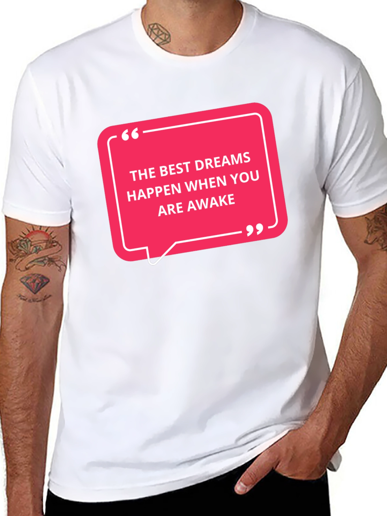 Inspirational Dreams T-Shirt - Motivational Quote Tee