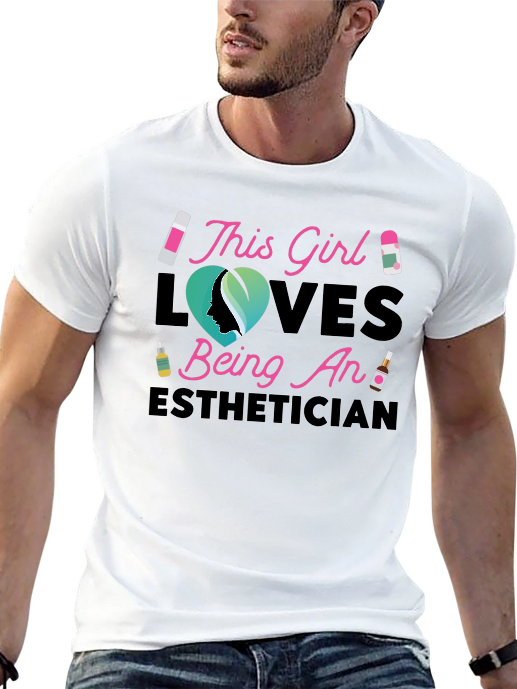 Esthetician Girl T-Shirt - Gift for Beauty Lovers