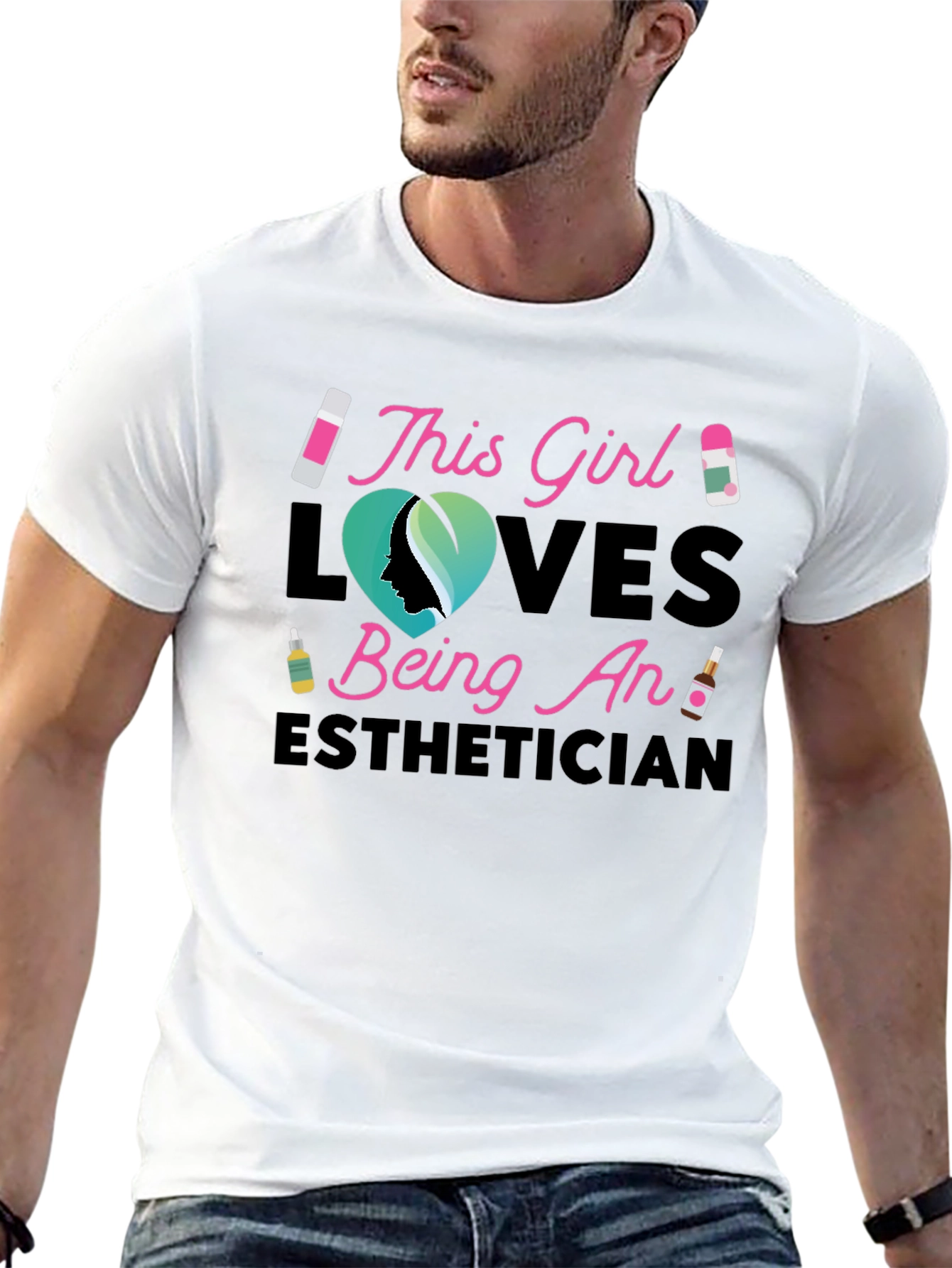 Esthetician Girl T-Shirt - Gift for Beauty Lovers