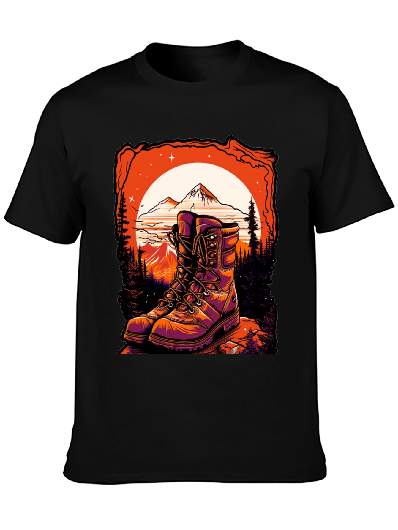 Hiking Boots Graphic Tee - Adventure Awaits!