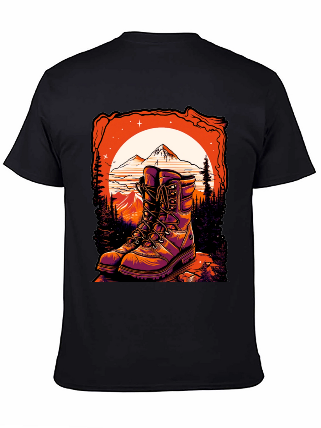 Hiking Boots Graphic Tee - Adventure Awaits!