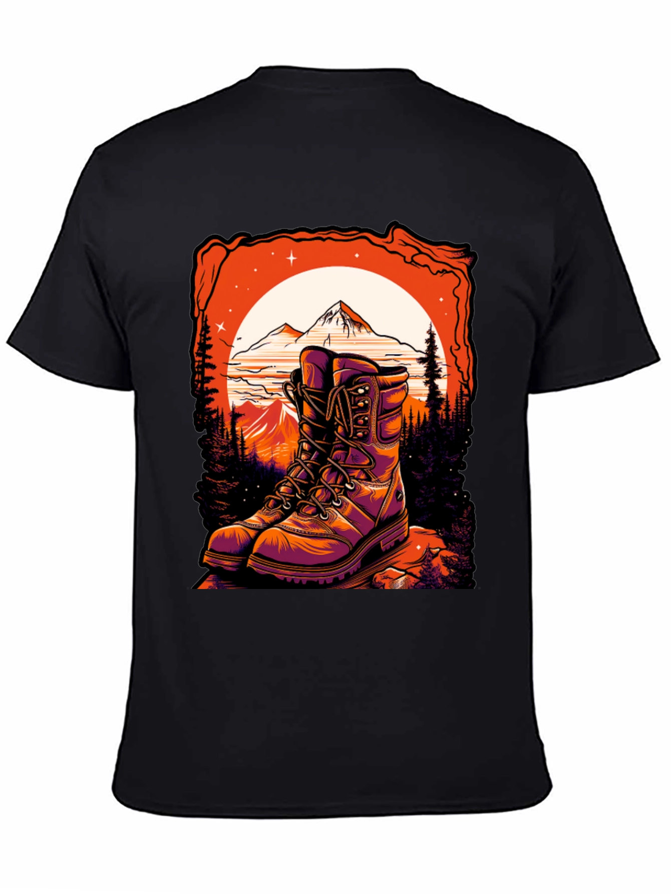 Hiking Boots Graphic Tee - Adventure Awaits!