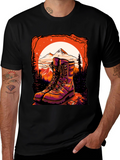 Hiking Boots Graphic Tee - Adventure Awaits!