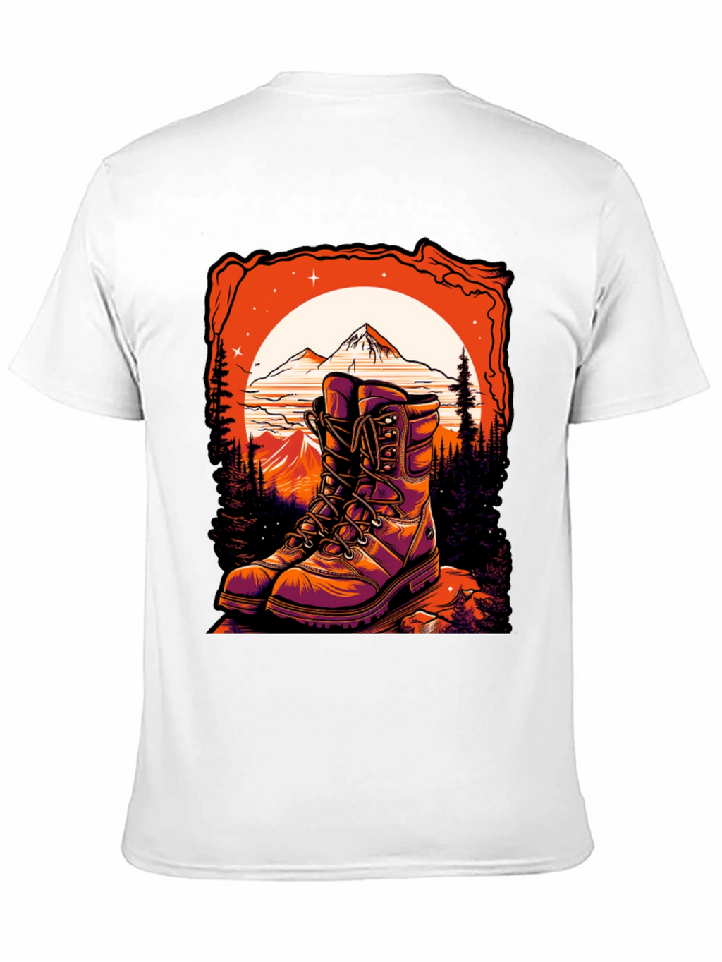 Hiking Boots Graphic Tee - Adventure Awaits!