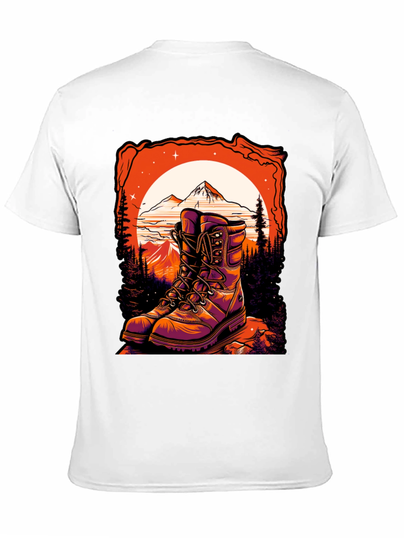 Hiking Boots Graphic Tee - Adventure Awaits!