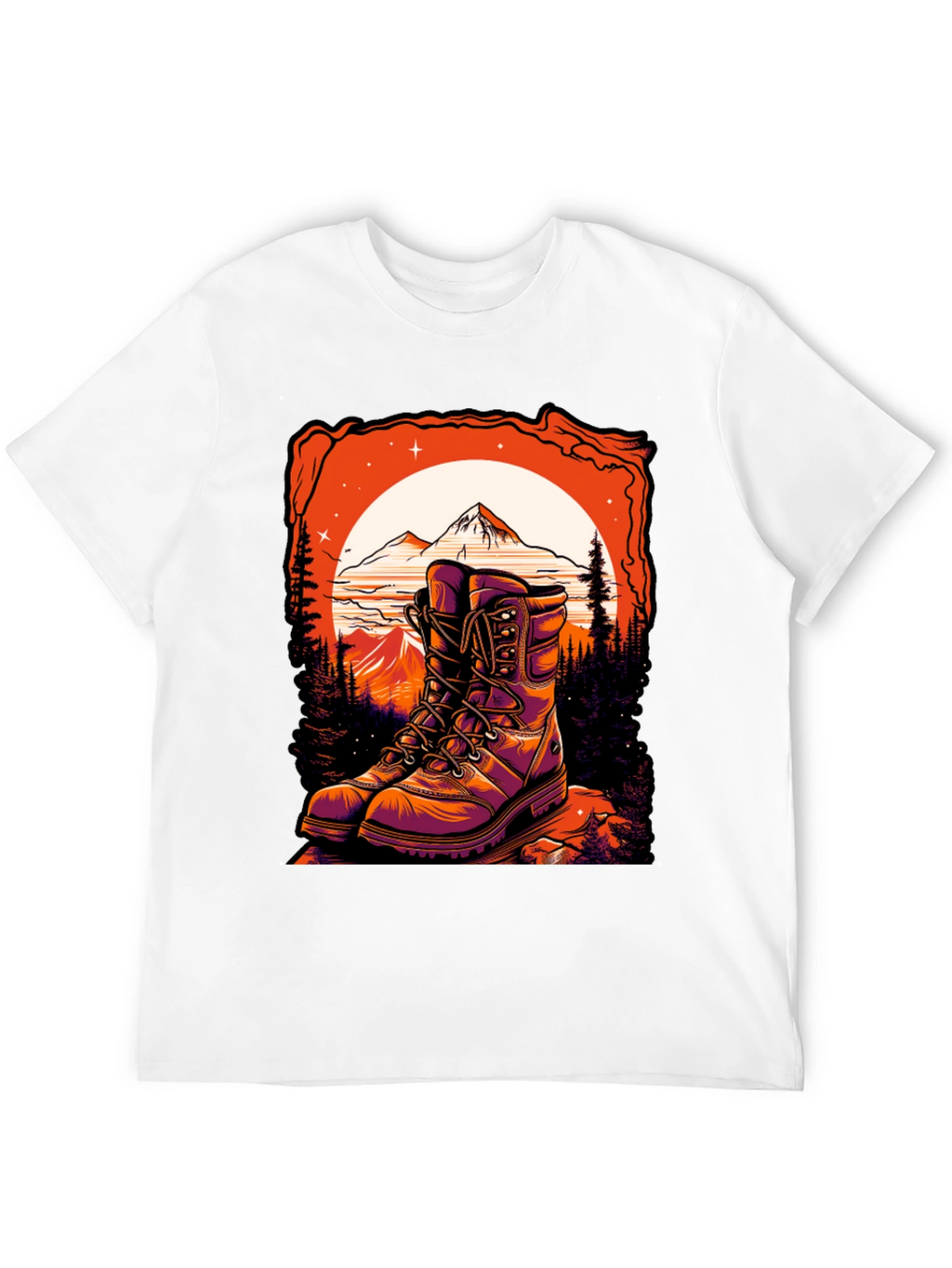 Hiking Boots Graphic Tee - Adventure Awaits!