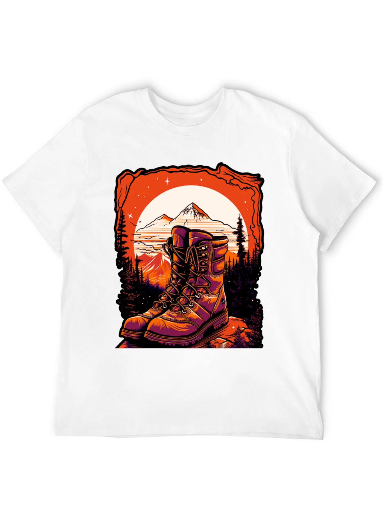 Hiking Boots Graphic Tee - Adventure Awaits!