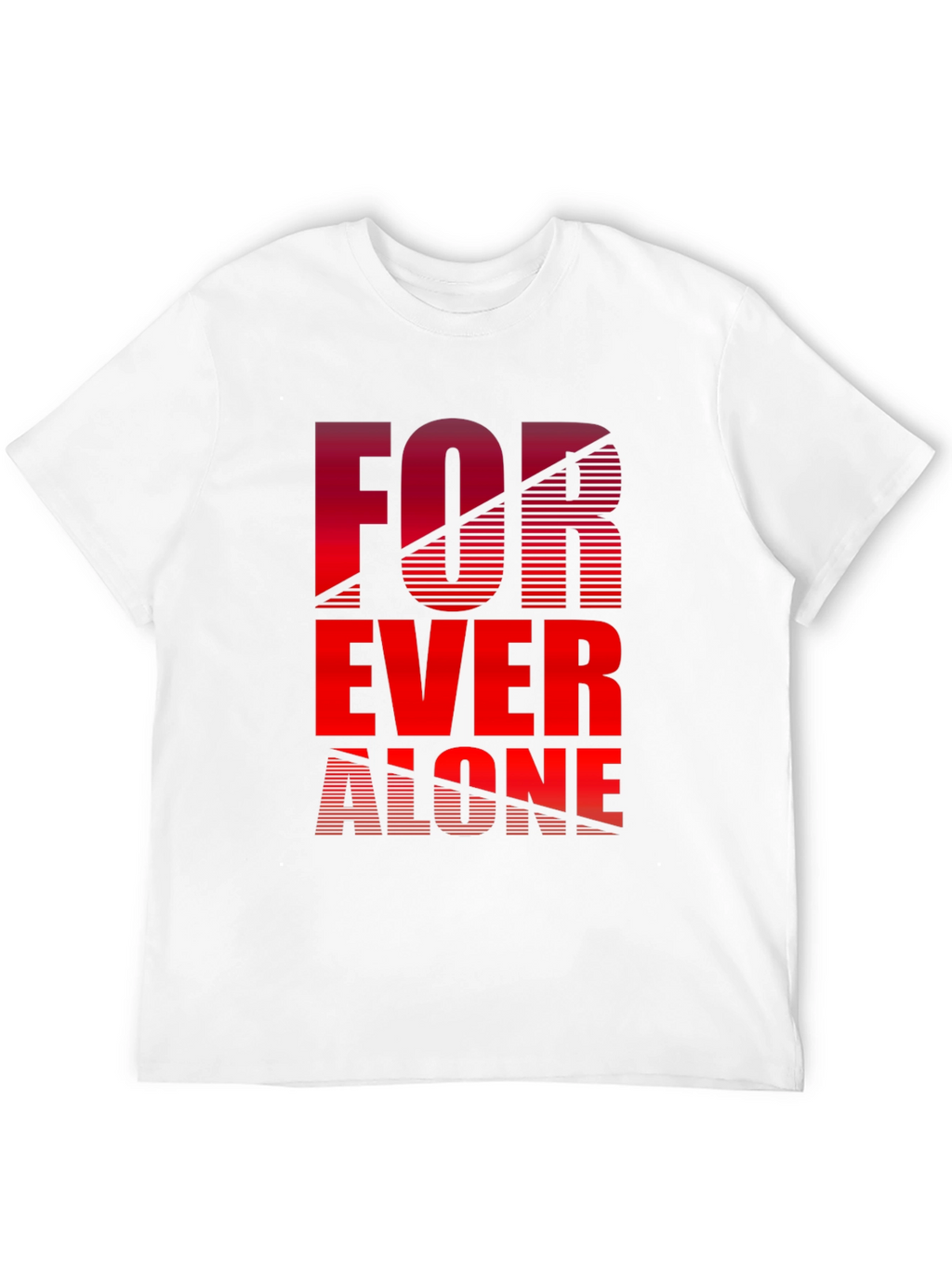 Forever Alone Graphic Tee - Black