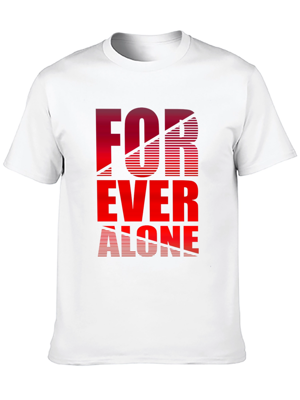 Forever Alone Graphic Tee - Black