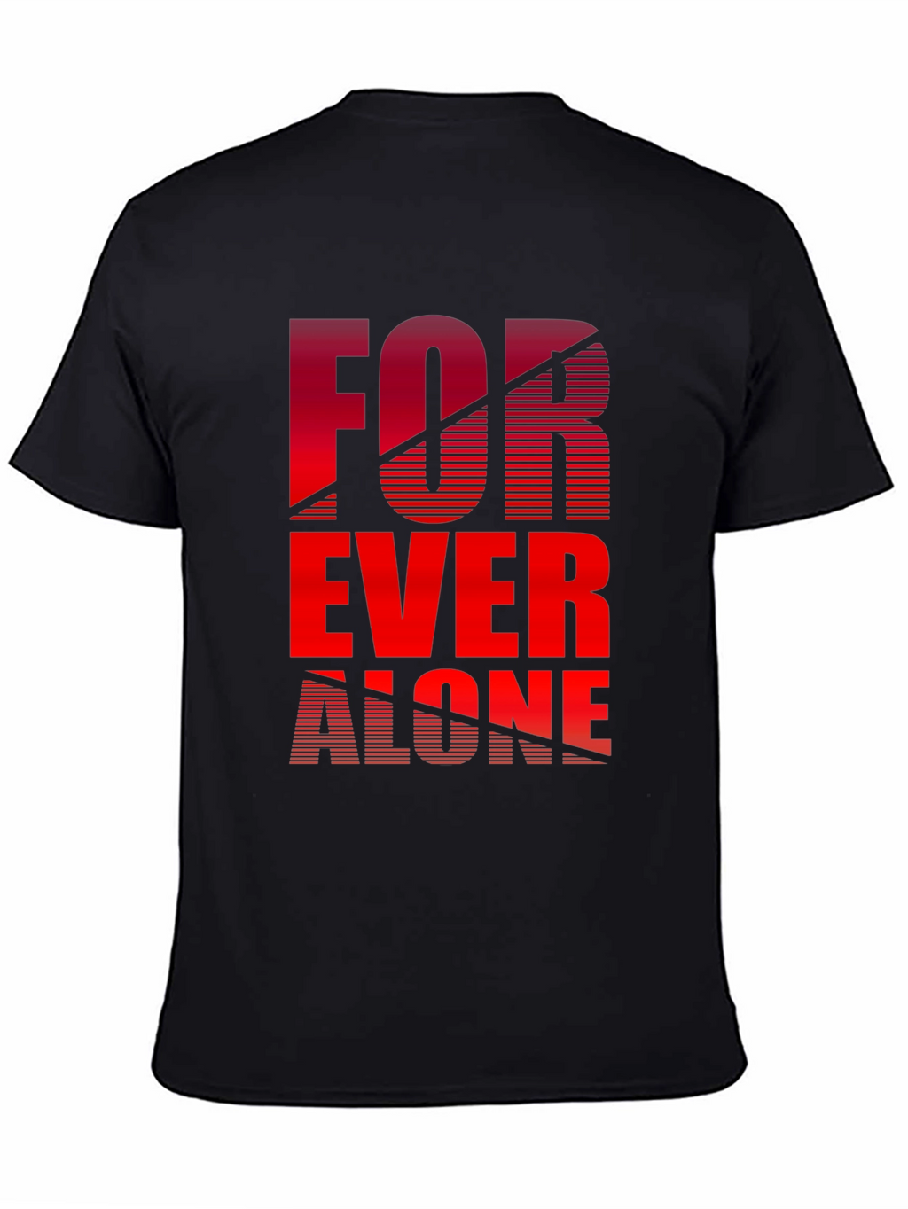 Forever Alone Graphic Tee - Black