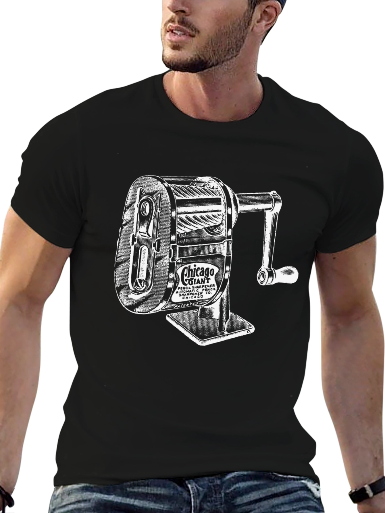 Chicago Giant Pencil Sharpener Graphic Tee