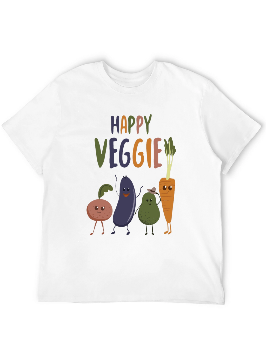 Happy Veggie Graphic Tee
