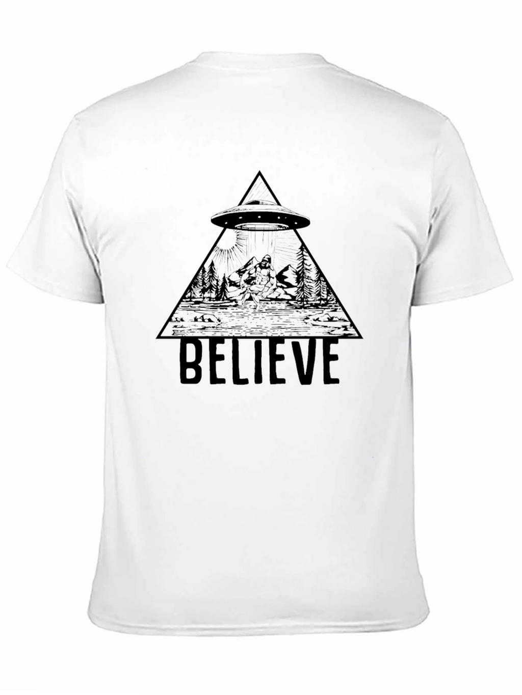 Believe UFO Bigfoot T-Shirt