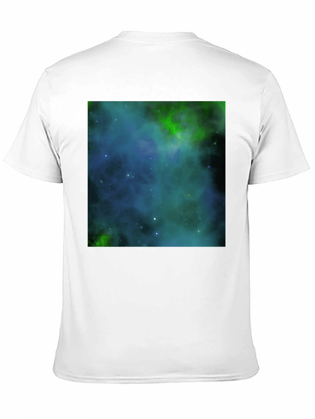 Nebula Print Black T-Shirt - Galaxy Space Design