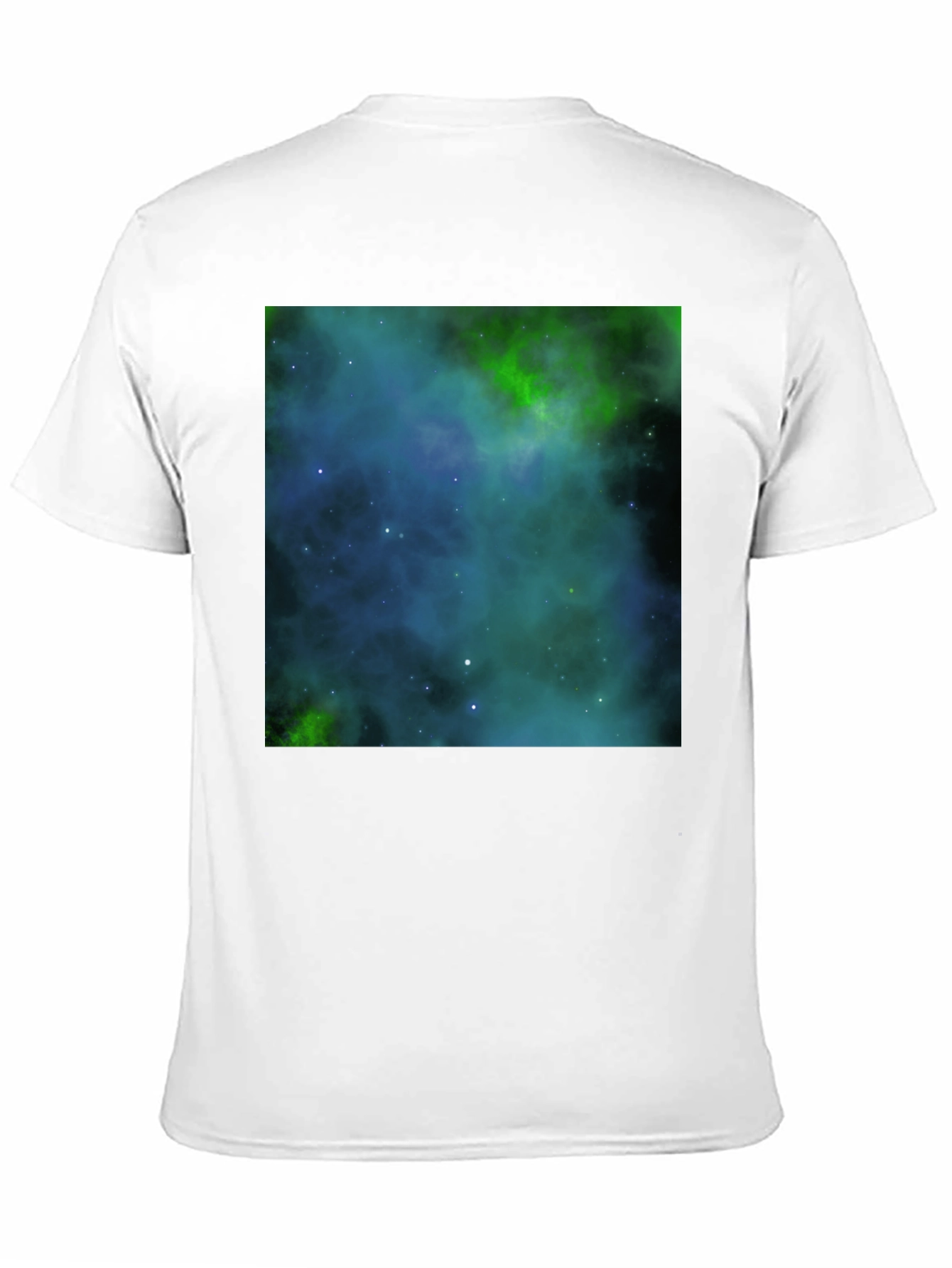 Nebula Print Black T-Shirt - Galaxy Space Design