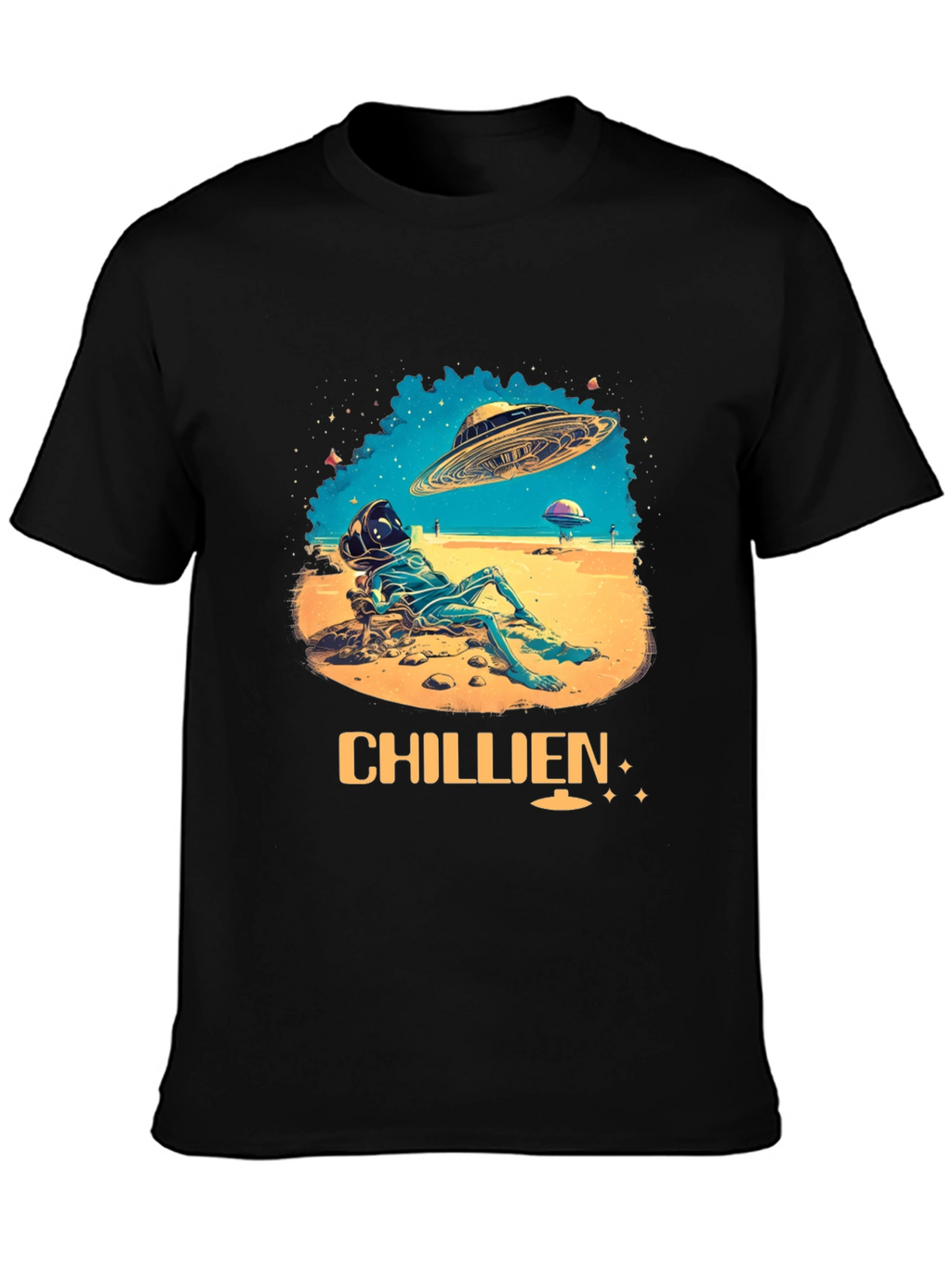 Chillien Alien T-Shirt - Relaxed UFO Design