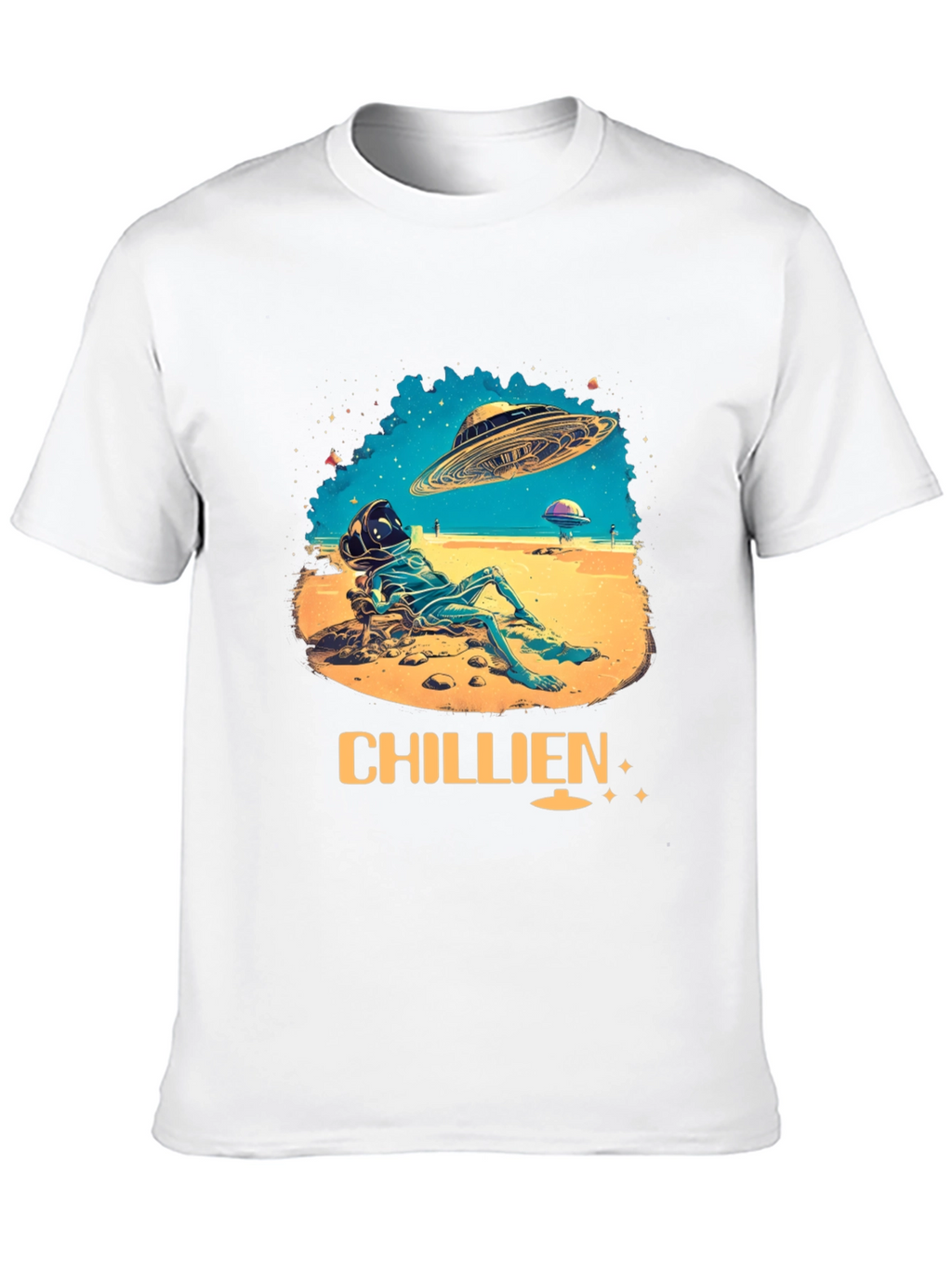 Chillien Alien T-Shirt - Relaxed UFO Design