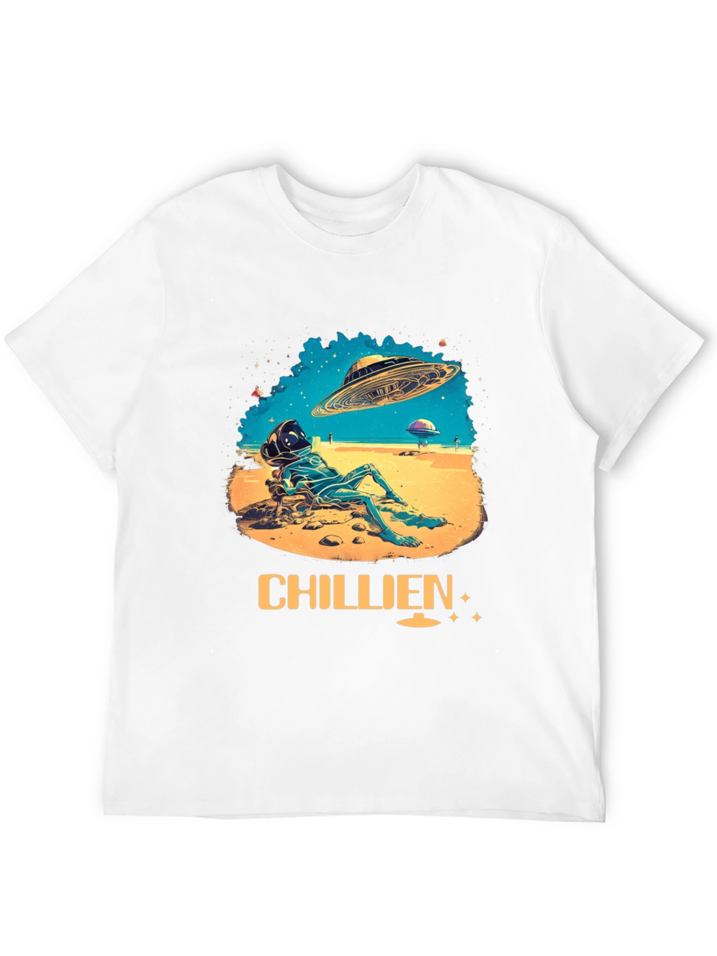 Chillien Alien T-Shirt - Relaxed UFO Design