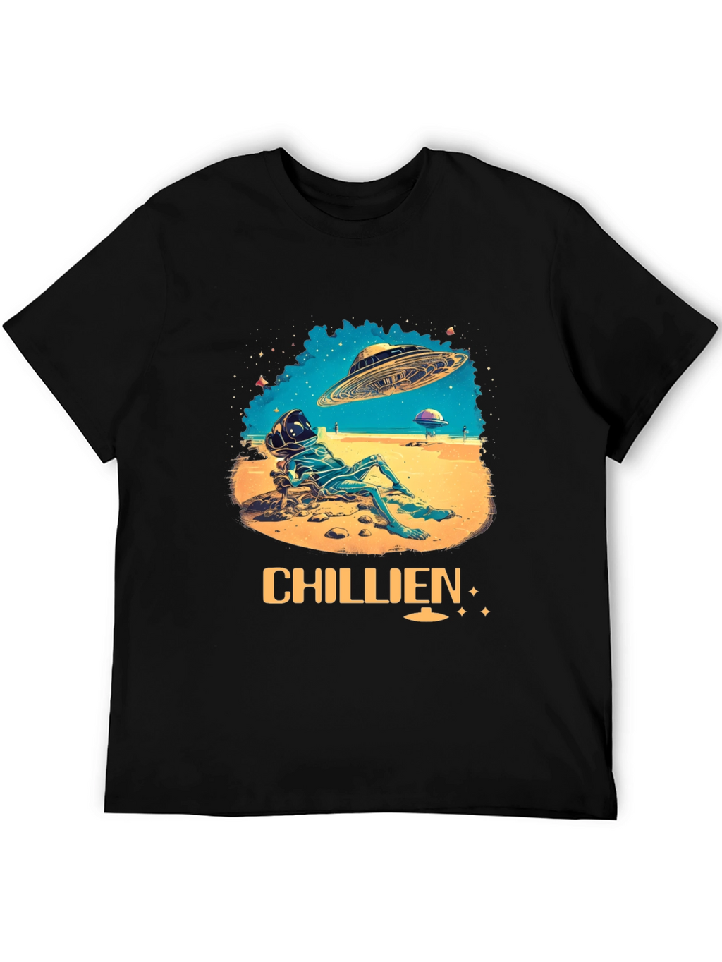 Chillien Alien T-Shirt - Relaxed UFO Design