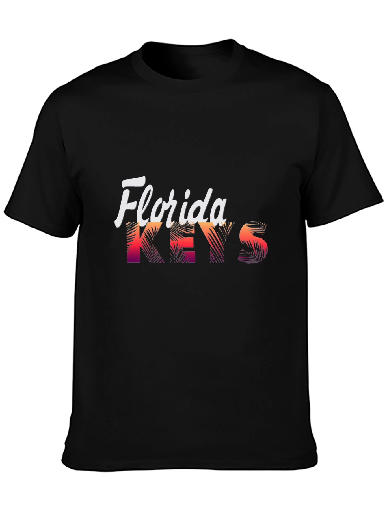 Florida Keys Graphic T-Shirt - Black
