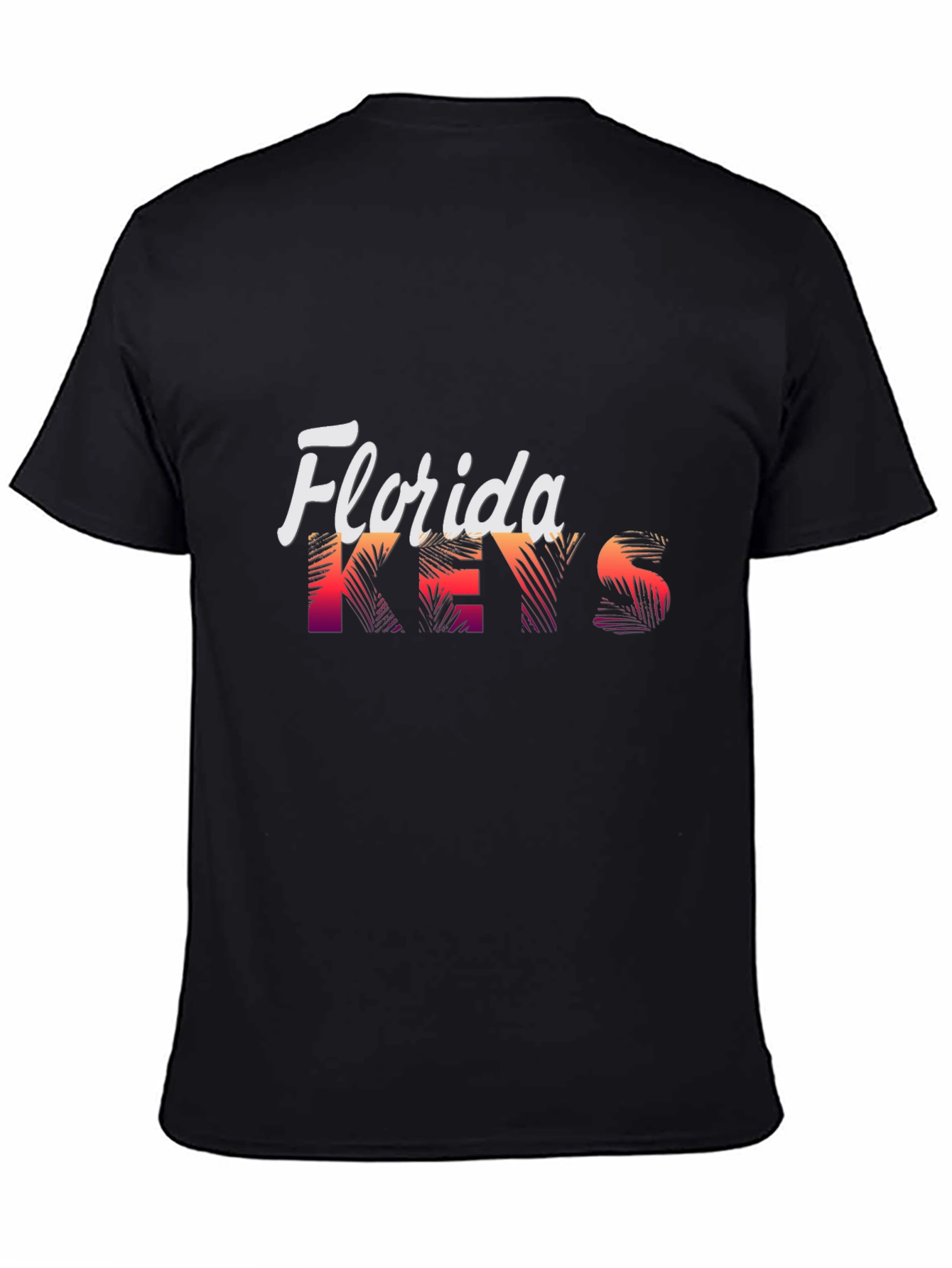 Florida Keys Graphic T-Shirt - Black