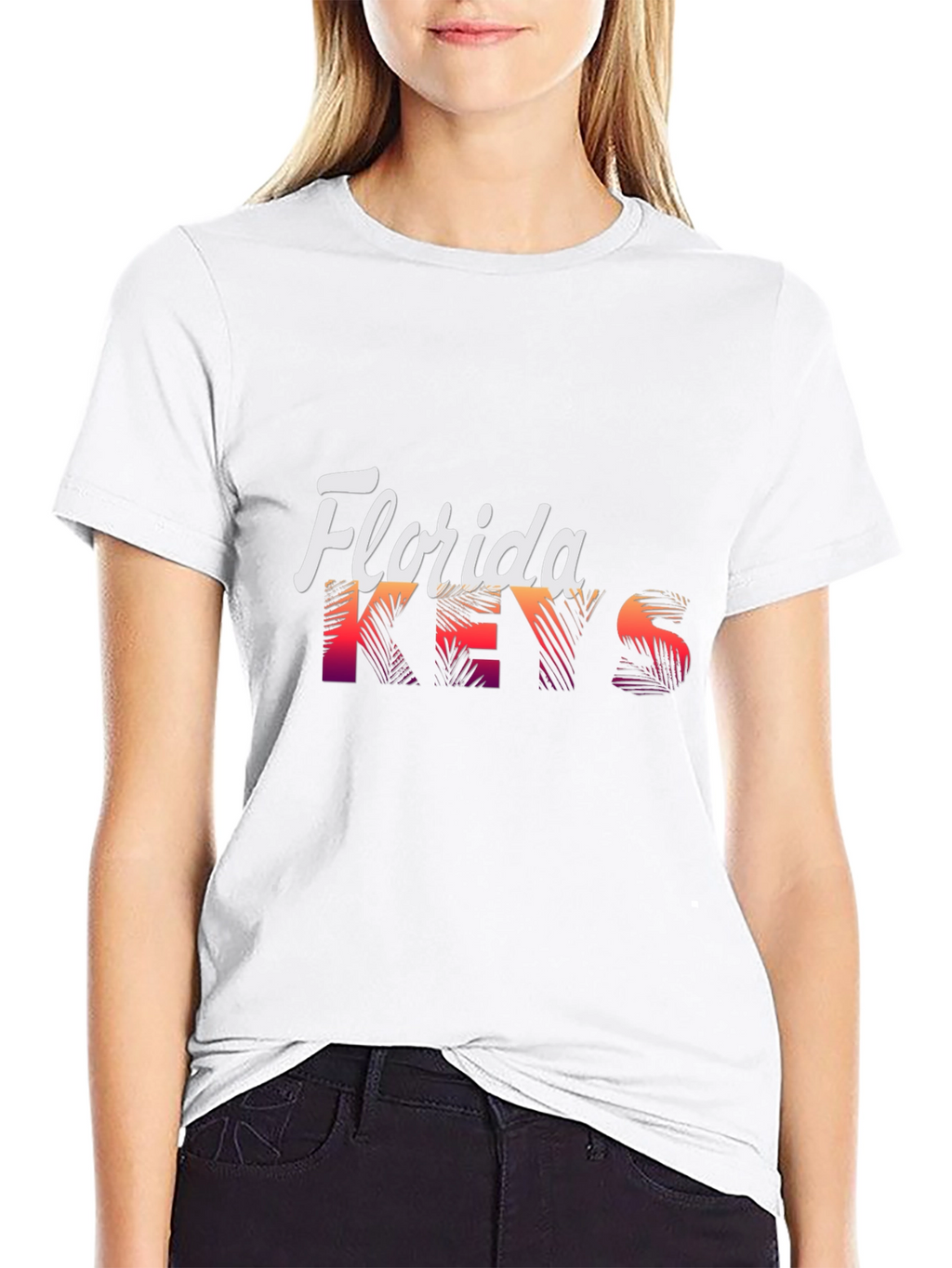 Florida Keys Graphic T-Shirt - Black