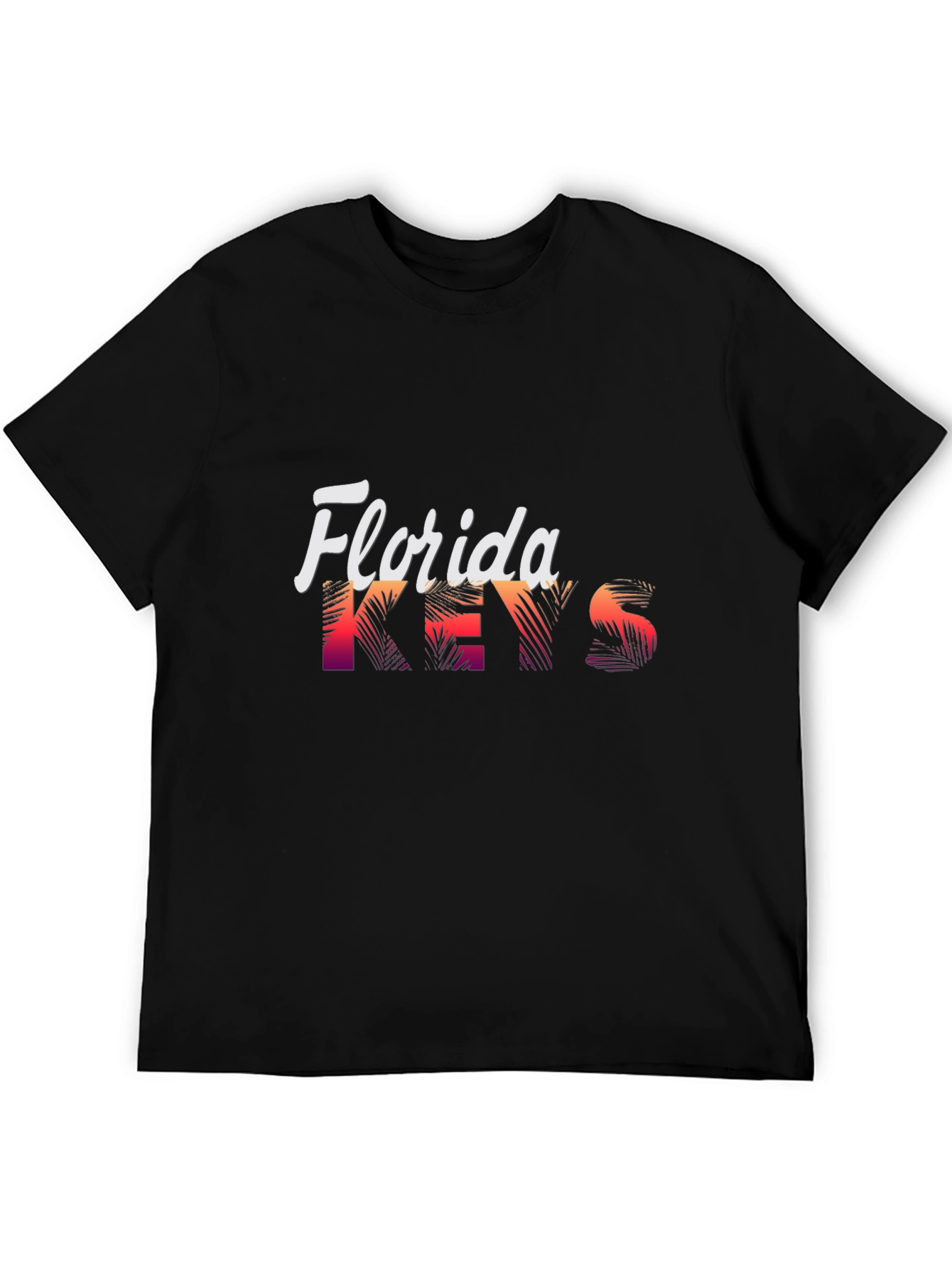 Florida Keys Graphic T-Shirt - Black