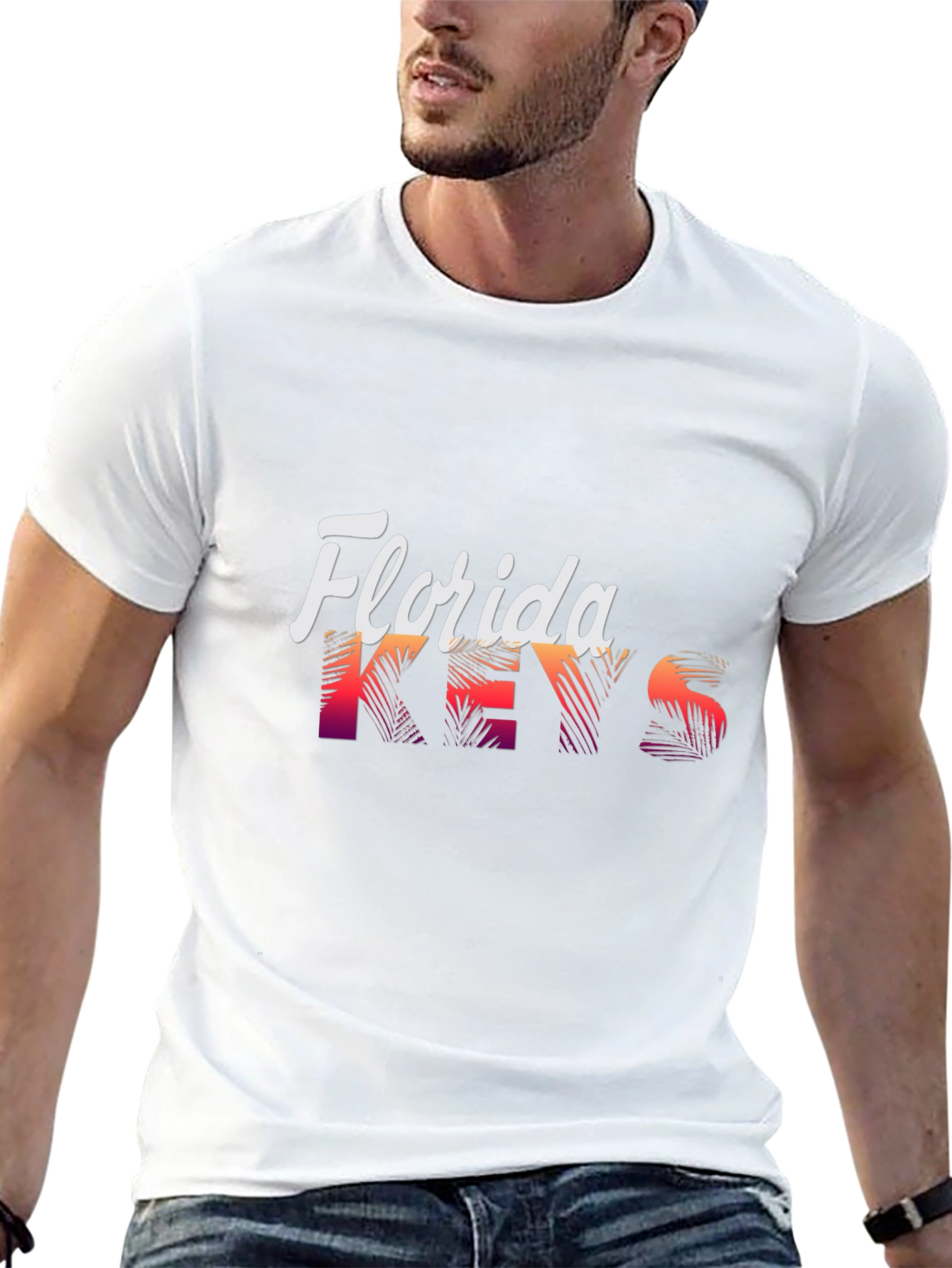 Florida Keys Graphic T-Shirt - Black