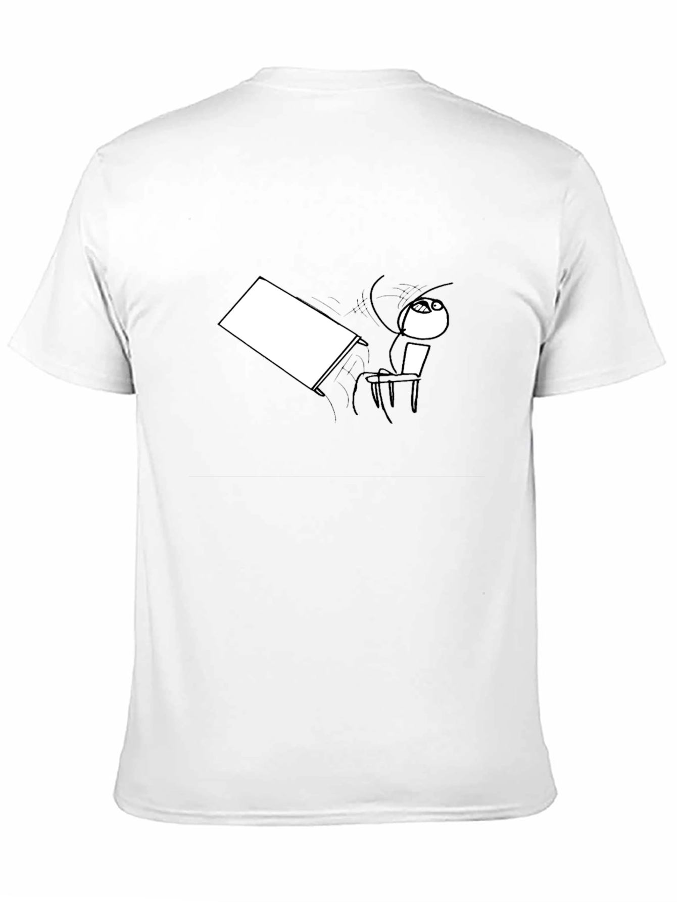 Humorous Meme Graphic Print Black T-Shirt
