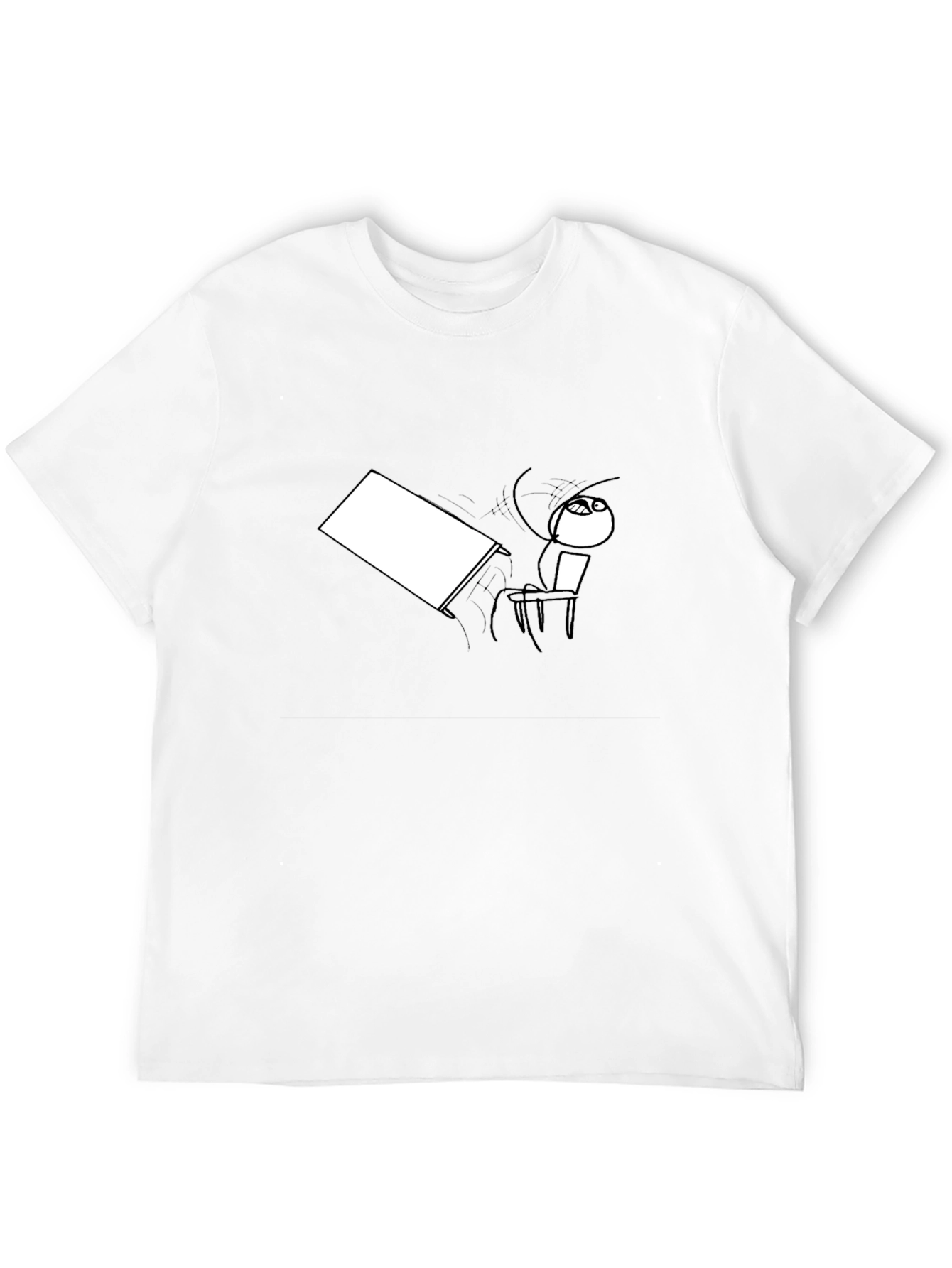 Humorous Meme Graphic Print Black T-Shirt