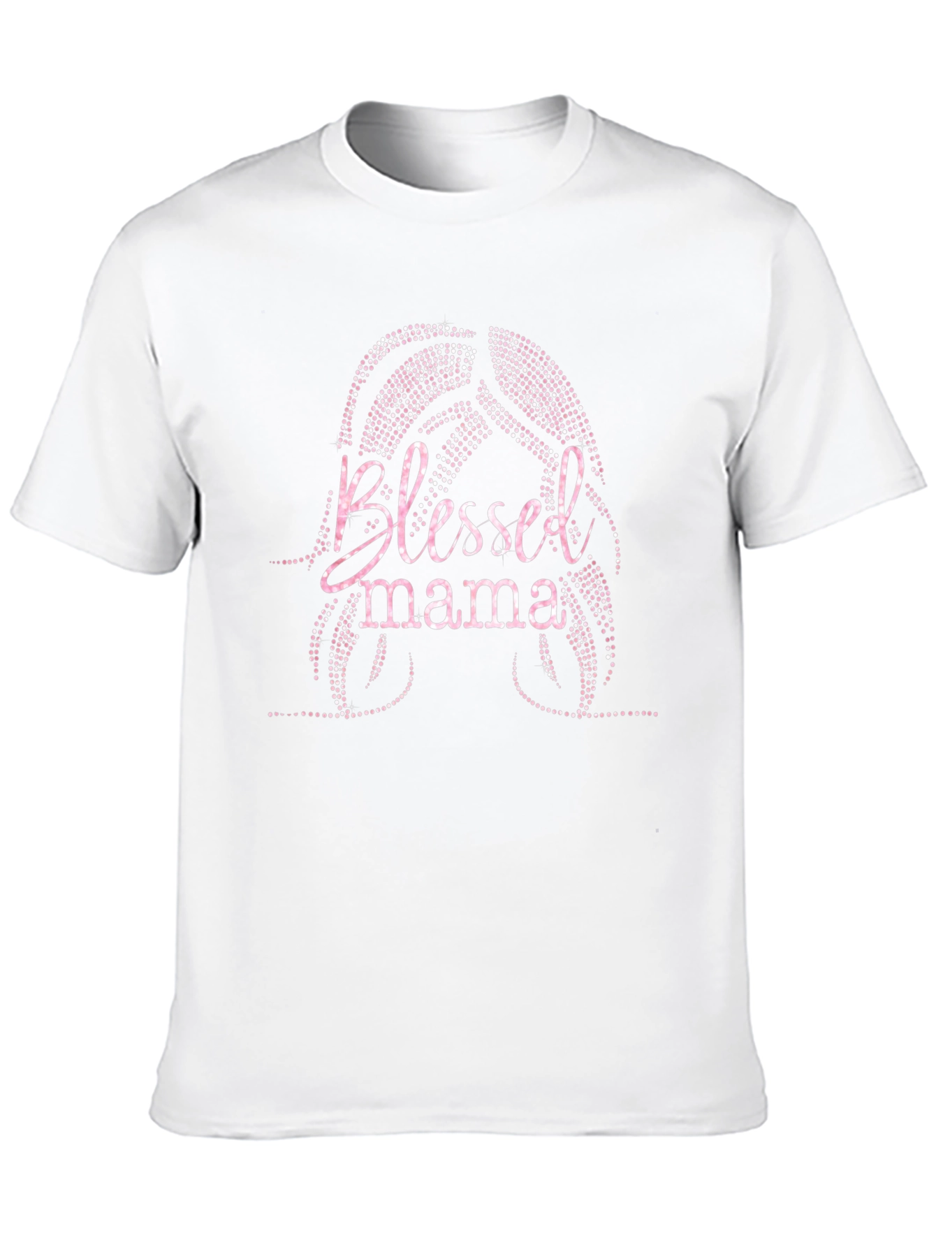 Blessed Mama Black Graphic Tee