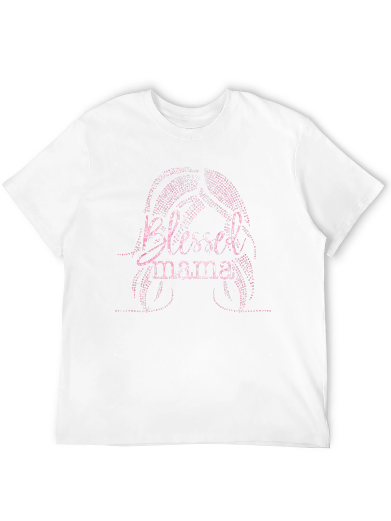 Blessed Mama Black Graphic Tee