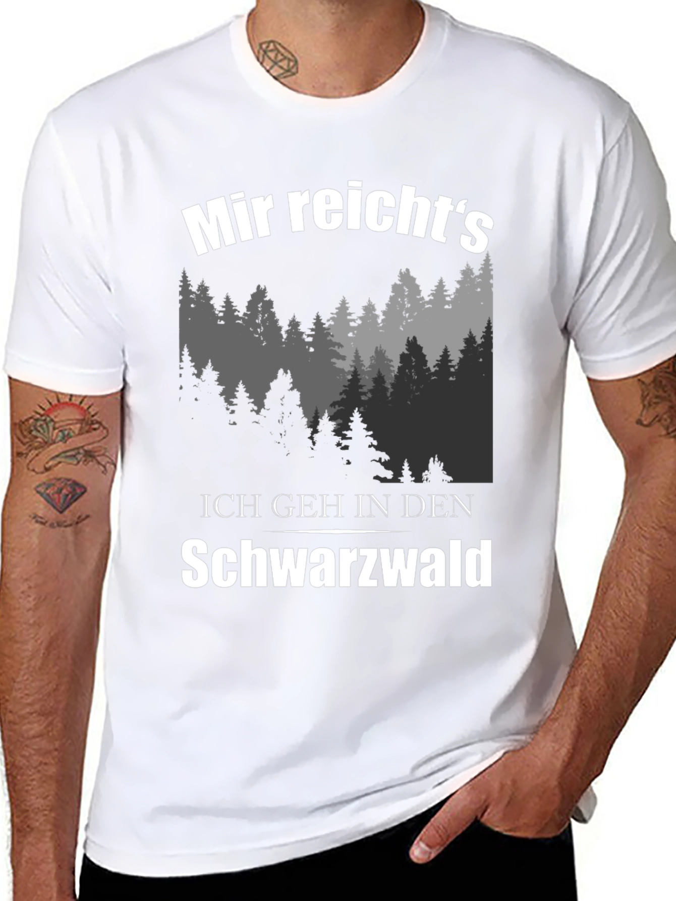 Black Forest T-Shirt: Ich geh in den Schwarzwald