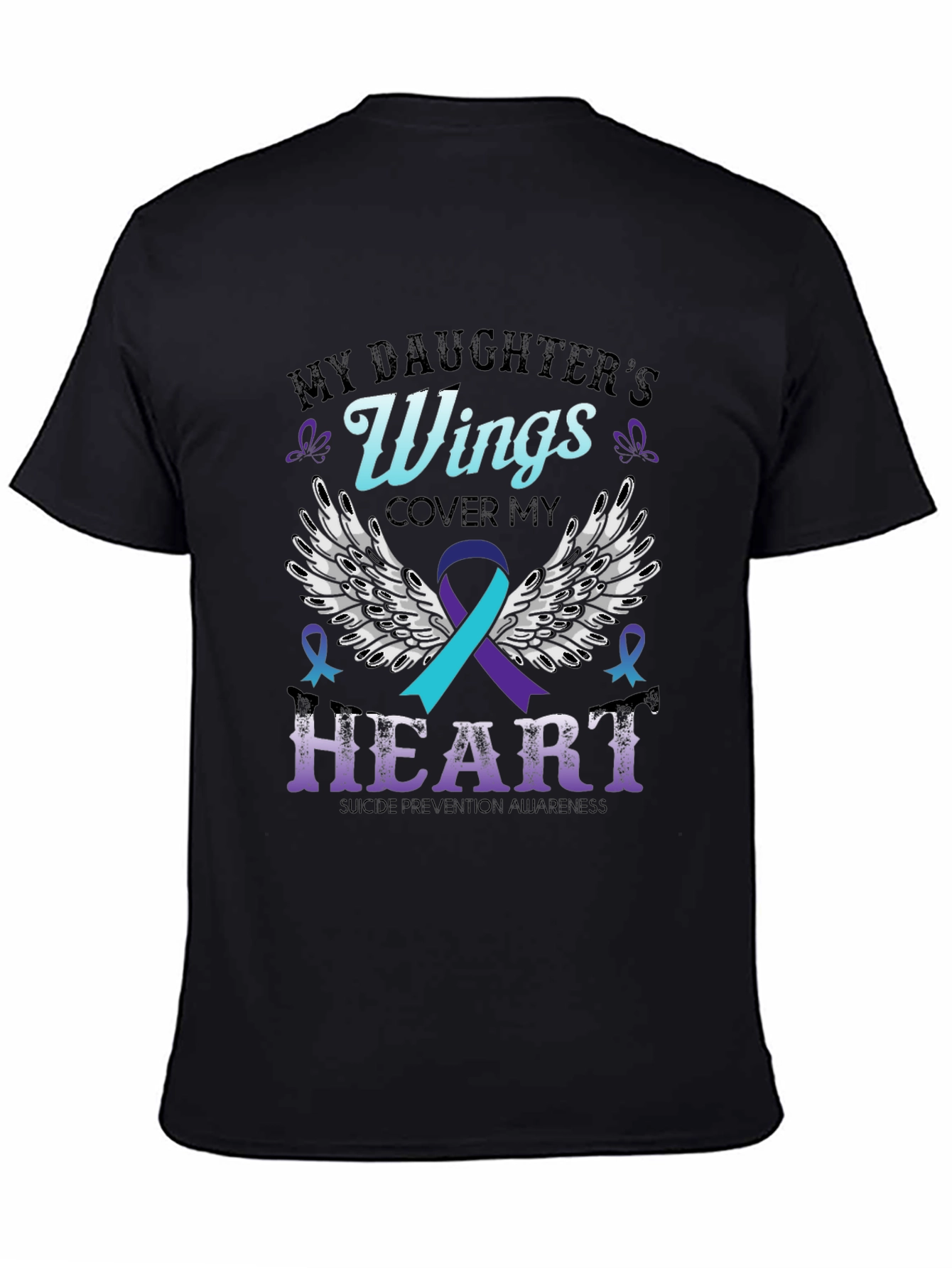 My Daughters Wings Suicide Prevention Awareness T-Shirt