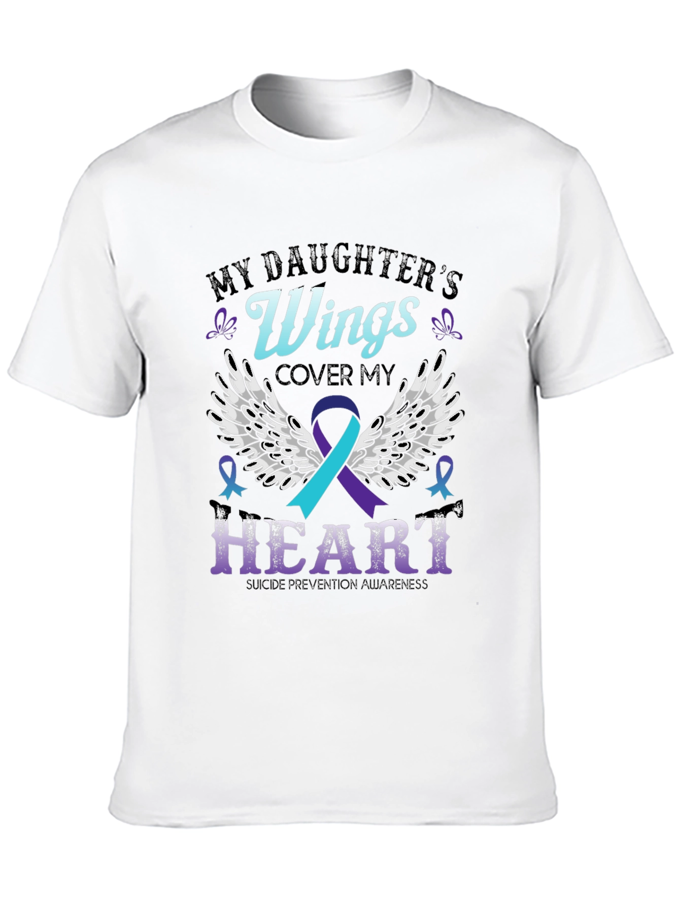 My Daughters Wings Suicide Prevention Awareness T-Shirt
