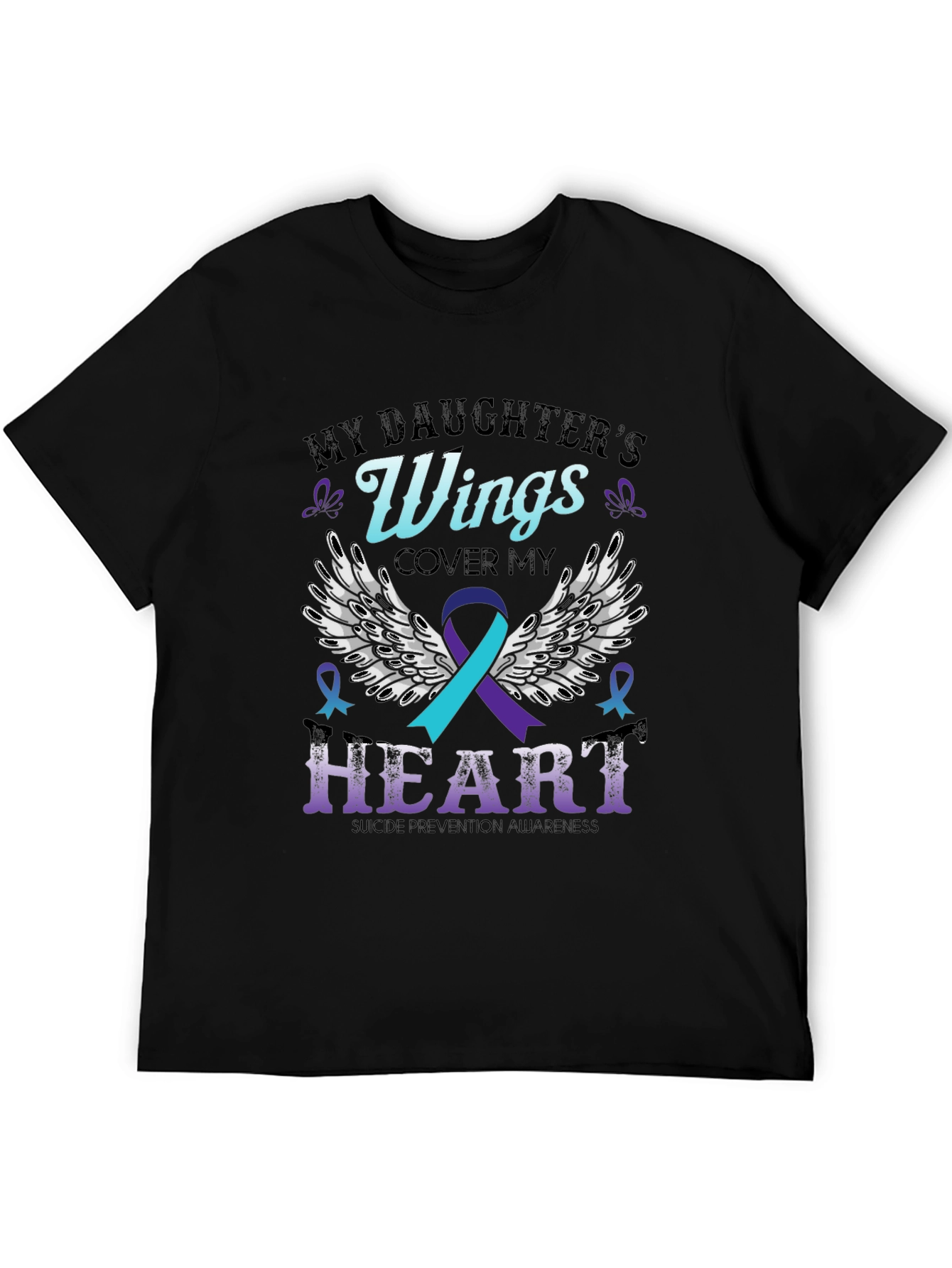 My Daughters Wings Suicide Prevention Awareness T-Shirt