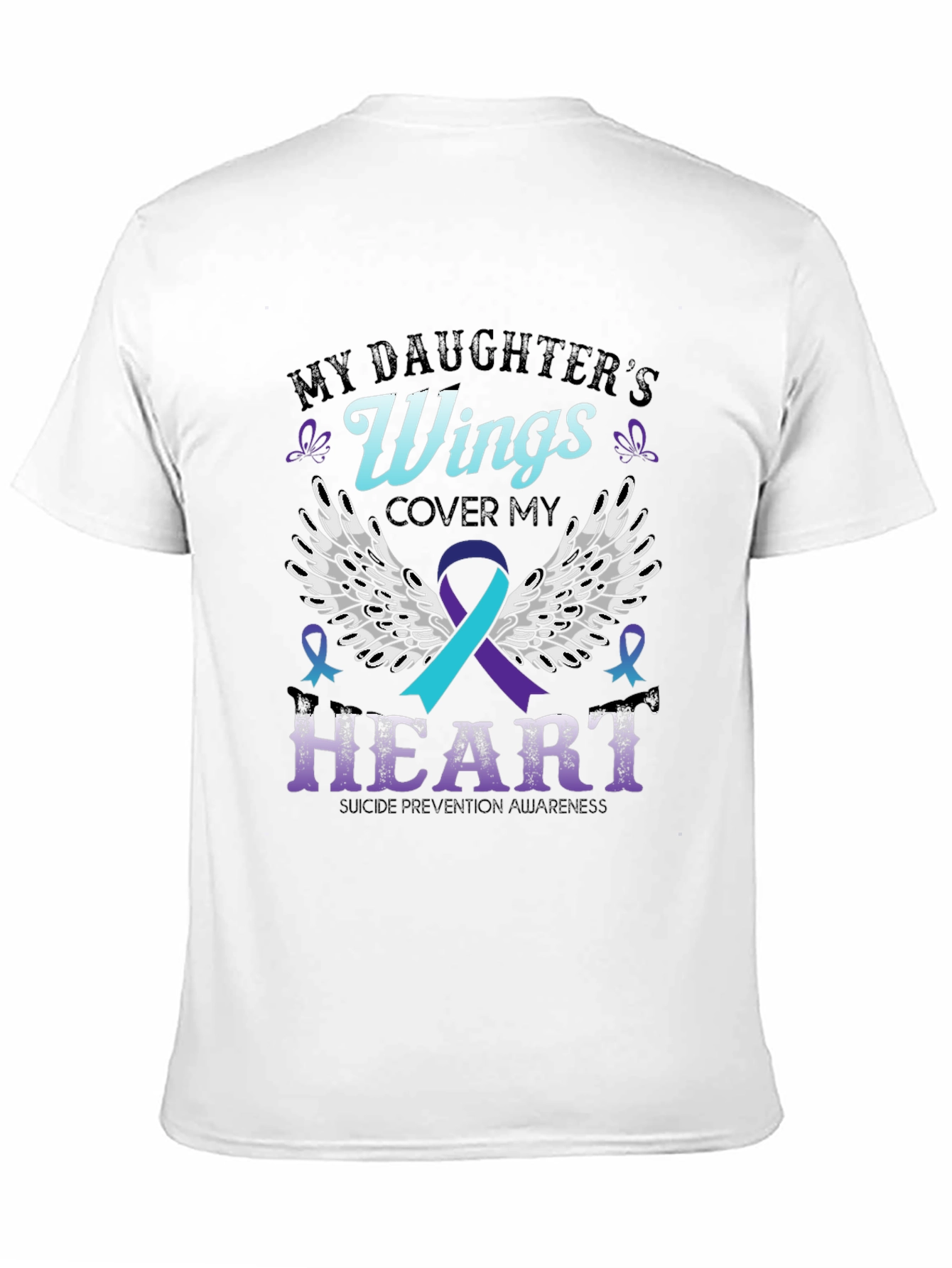 My Daughters Wings Suicide Prevention Awareness T-Shirt