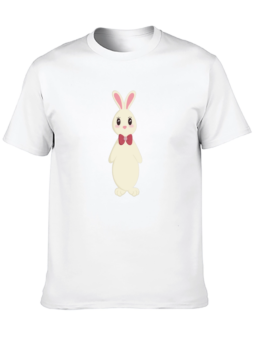 Cute Bunny Graphic Tee - Soft Cotton Comfort
