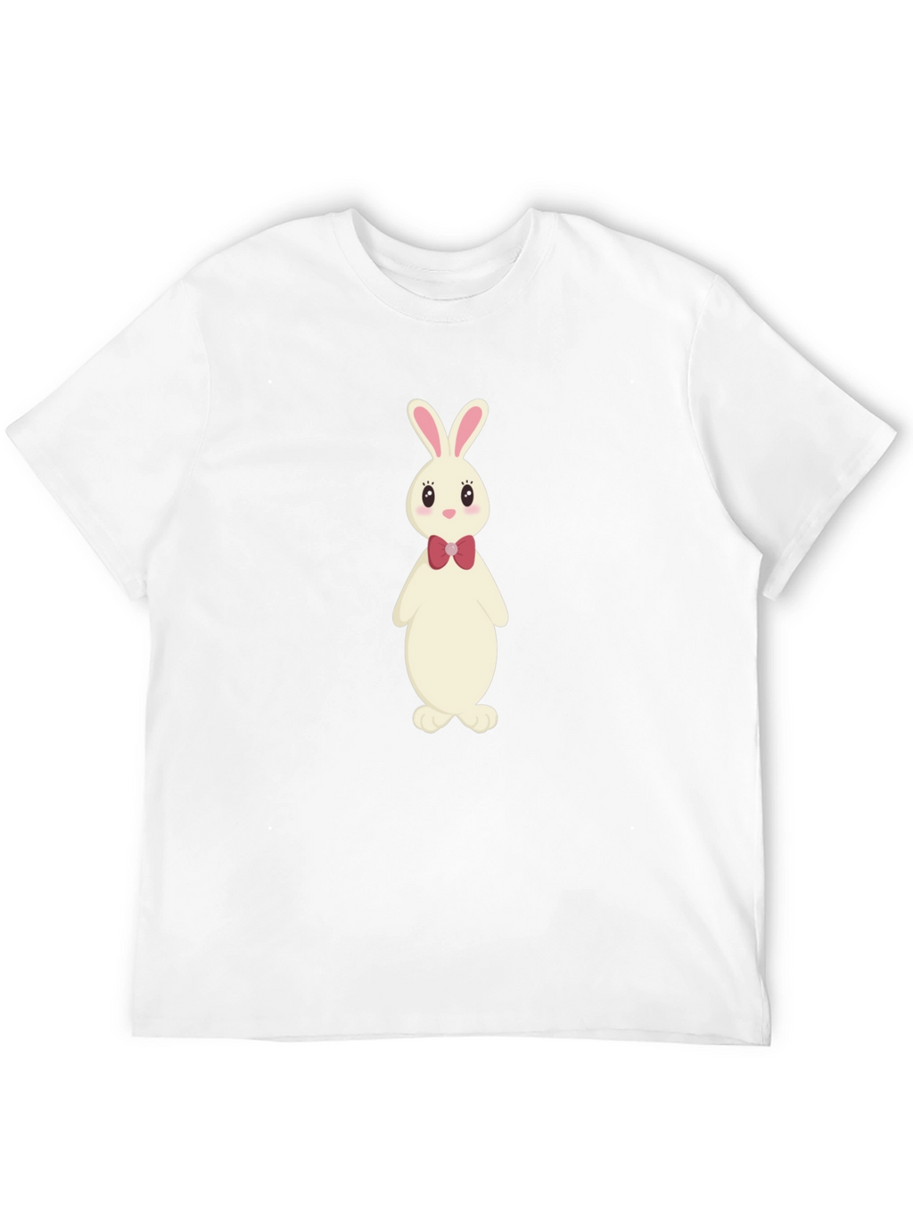 Cute Bunny Graphic Tee - Soft Cotton Comfort
