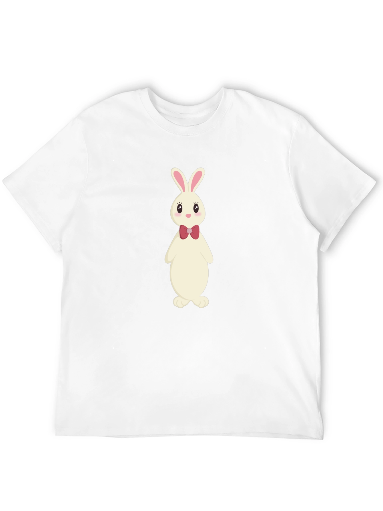 Cute Bunny Graphic Tee - Soft Cotton Comfort
