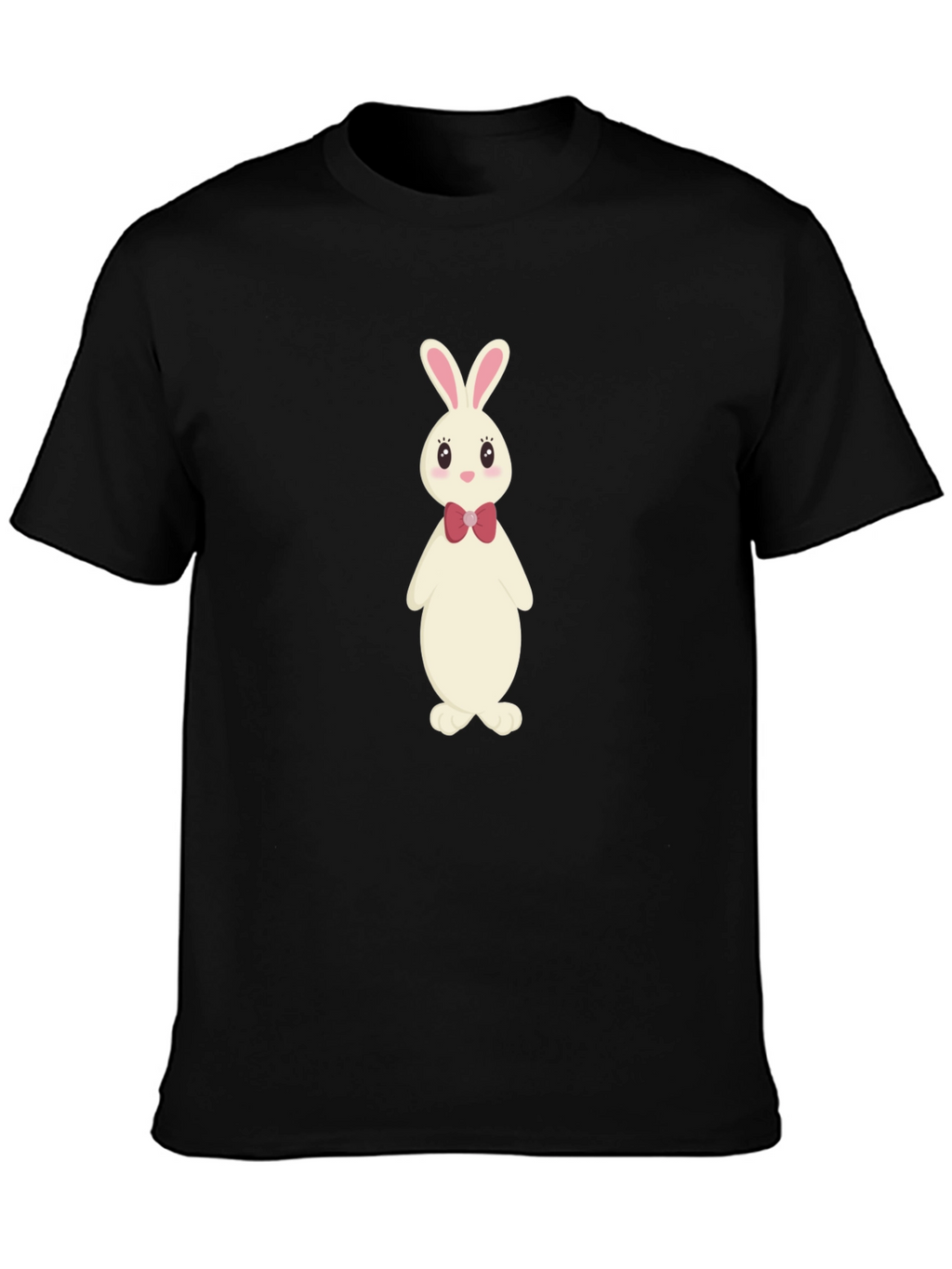 Cute Bunny Graphic Tee - Soft Cotton Comfort