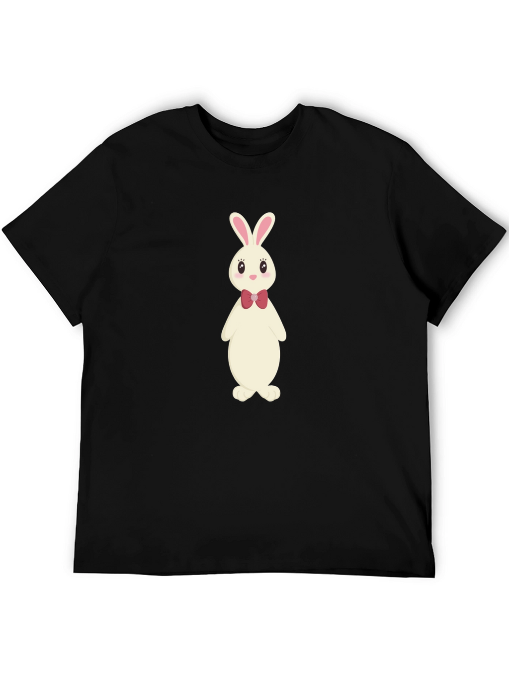 Cute Bunny Graphic Tee - Soft Cotton Comfort